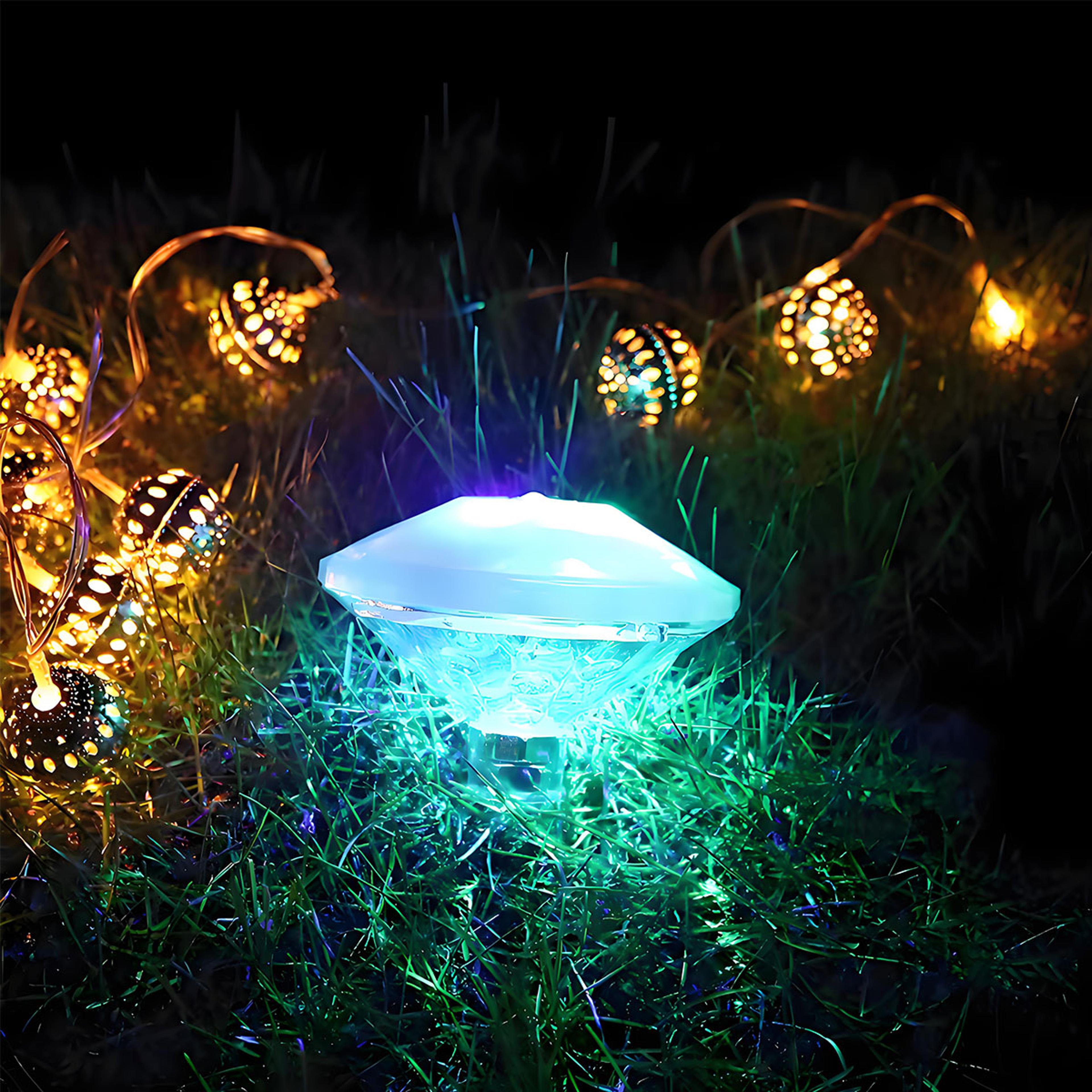 floating underwater light rgb led disco lamp submersible pool & spa light for parties