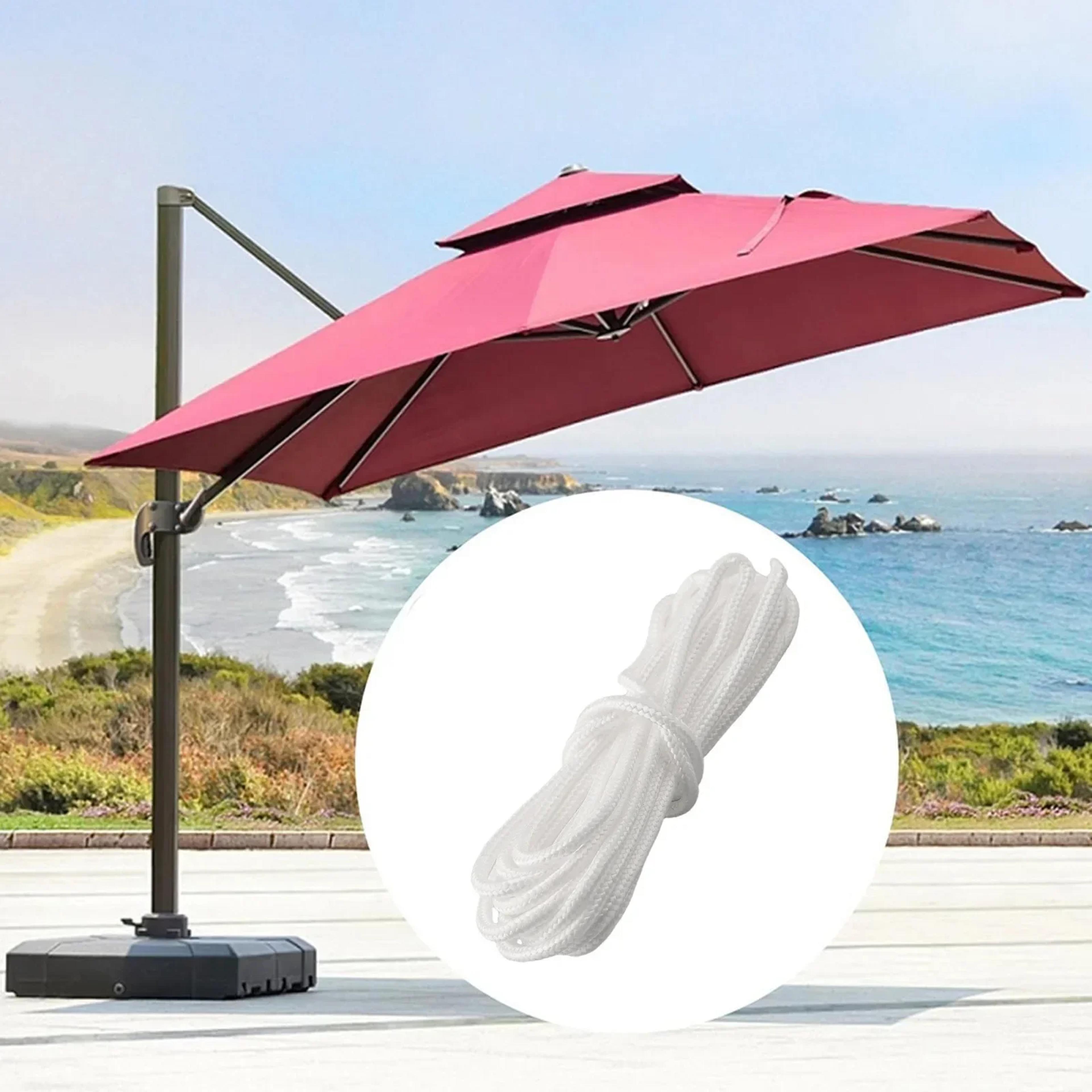 sun umbrella replacement cord durable nylon patio umbrella rope for versatile outdoor use