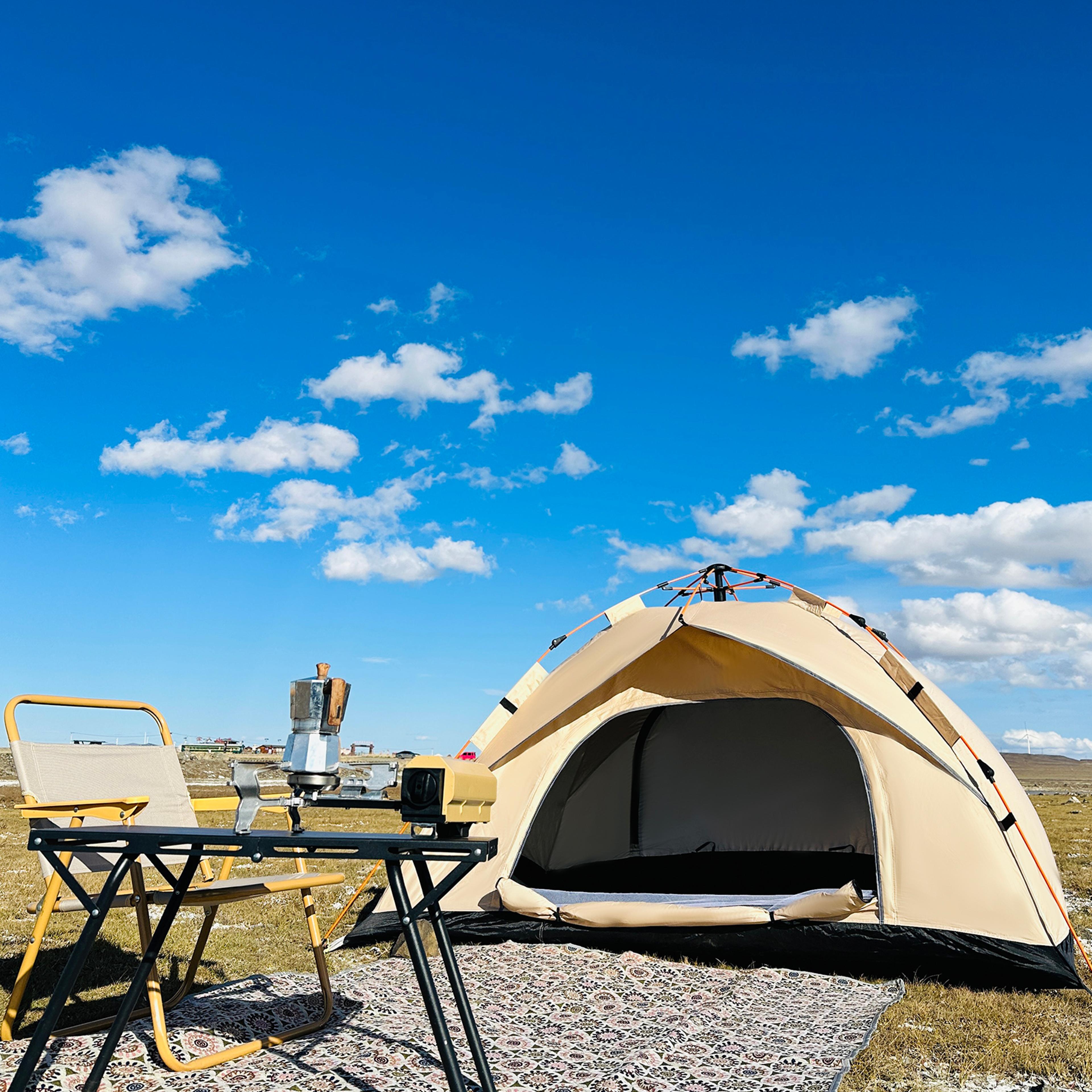 automatic quick-opening tent for people rainproof, sunshine-proof outdoor shelter
