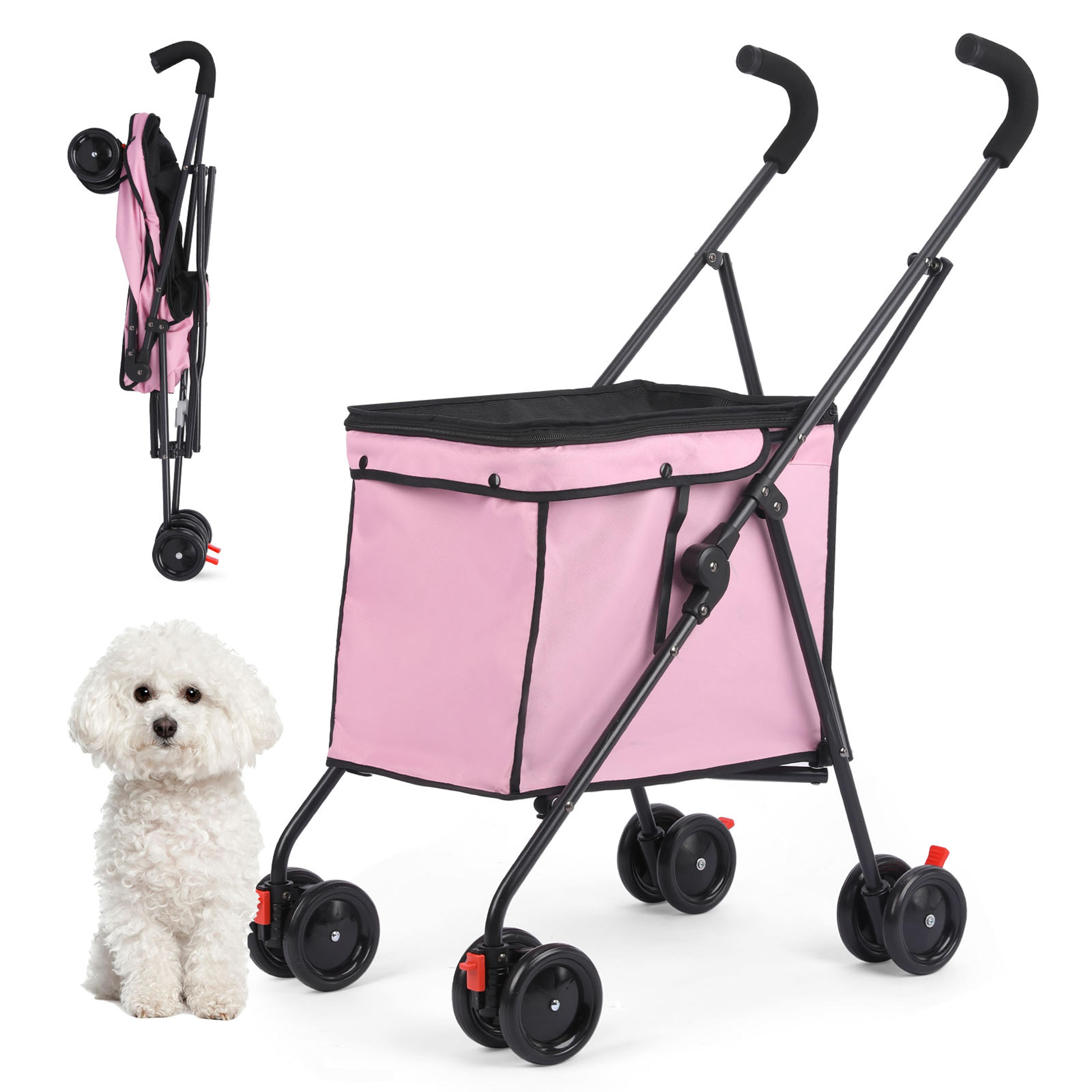 foldable pet stroller wheel dog stroller for small dogs