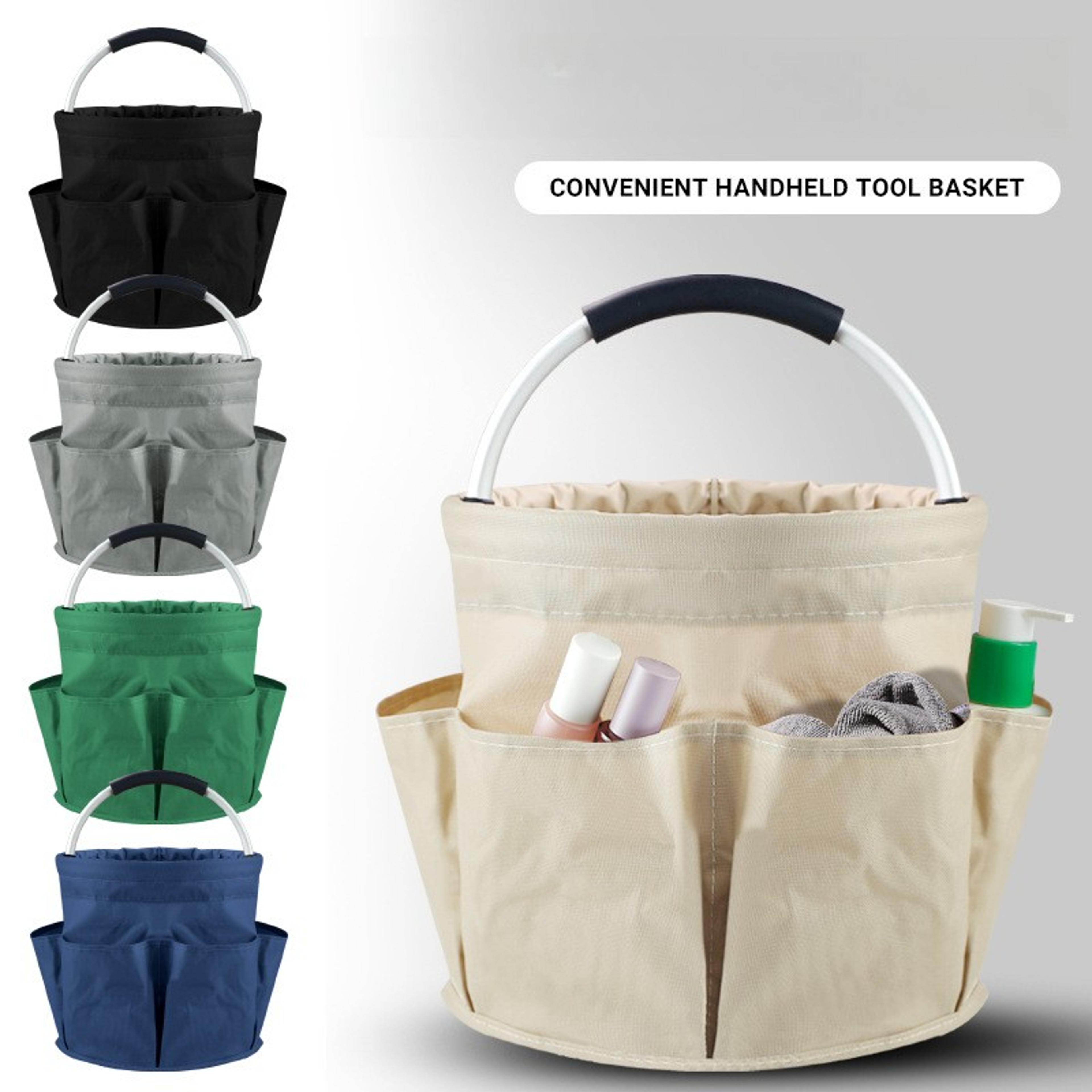 foldable garden tool tote bag portable multi-pocket storage caddy