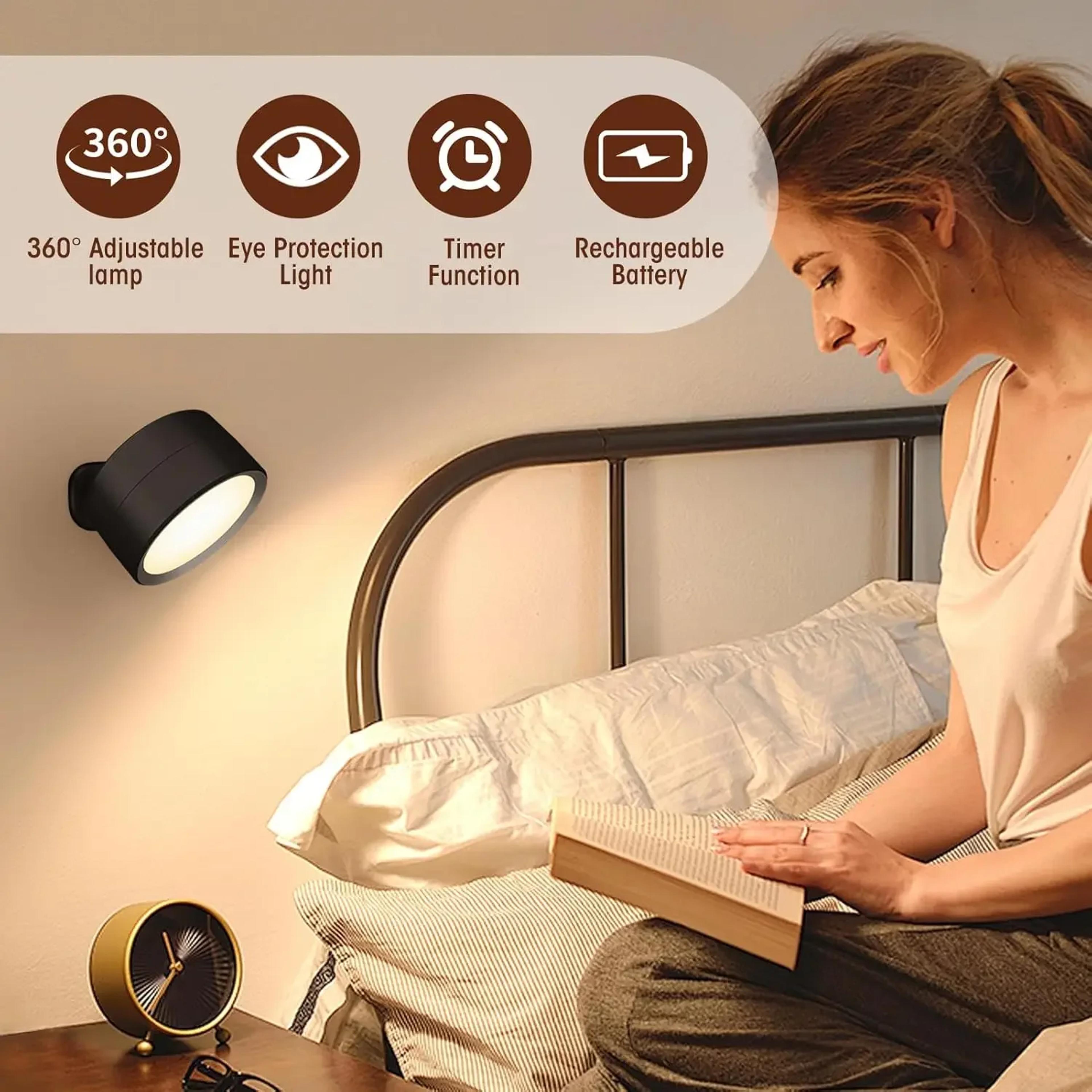 rechargeable wireless wall sconce led light with remote magnetic mount and color dimmable modes
