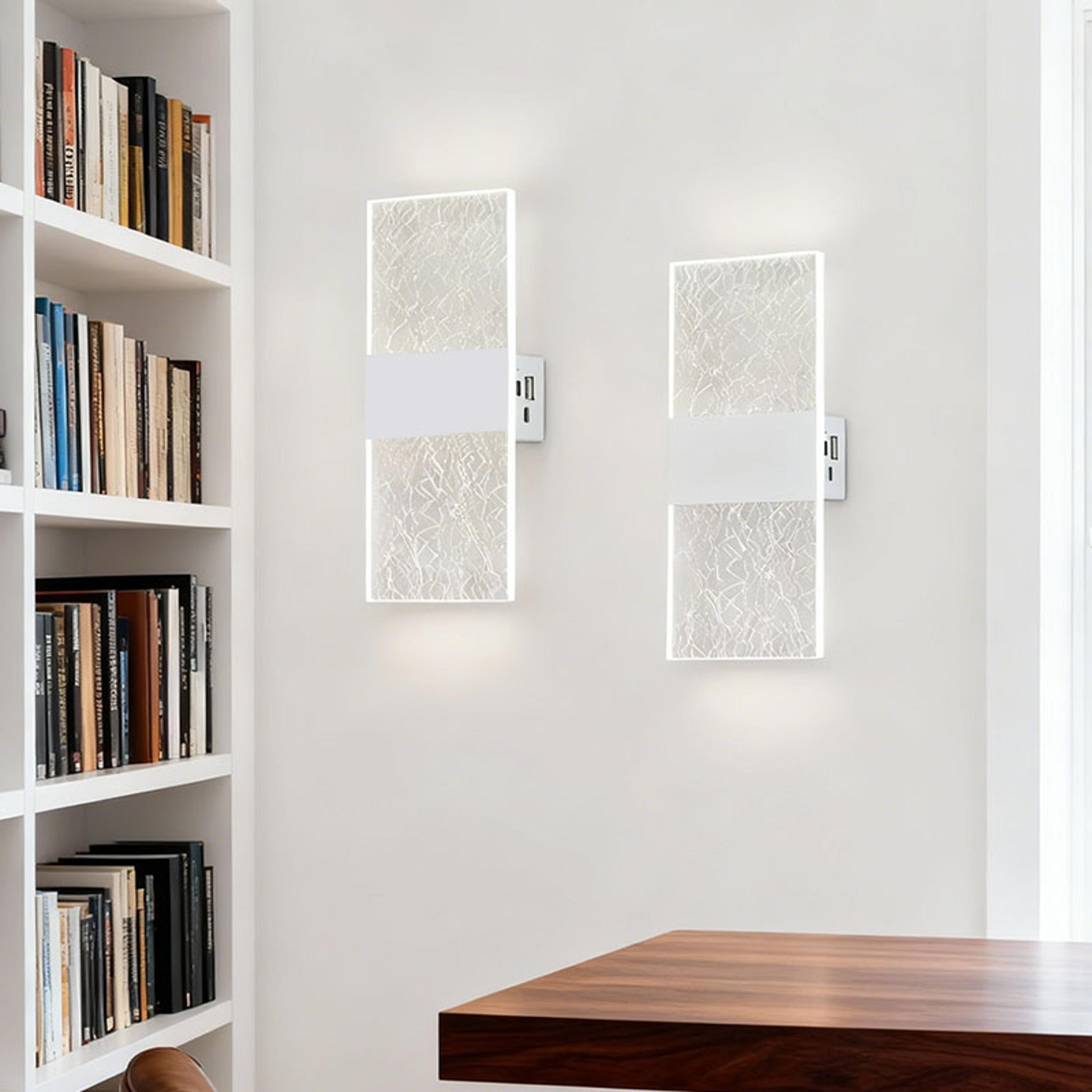 wireless wall lamp set of usb rechargeable wall light touch control cordless wall sconce