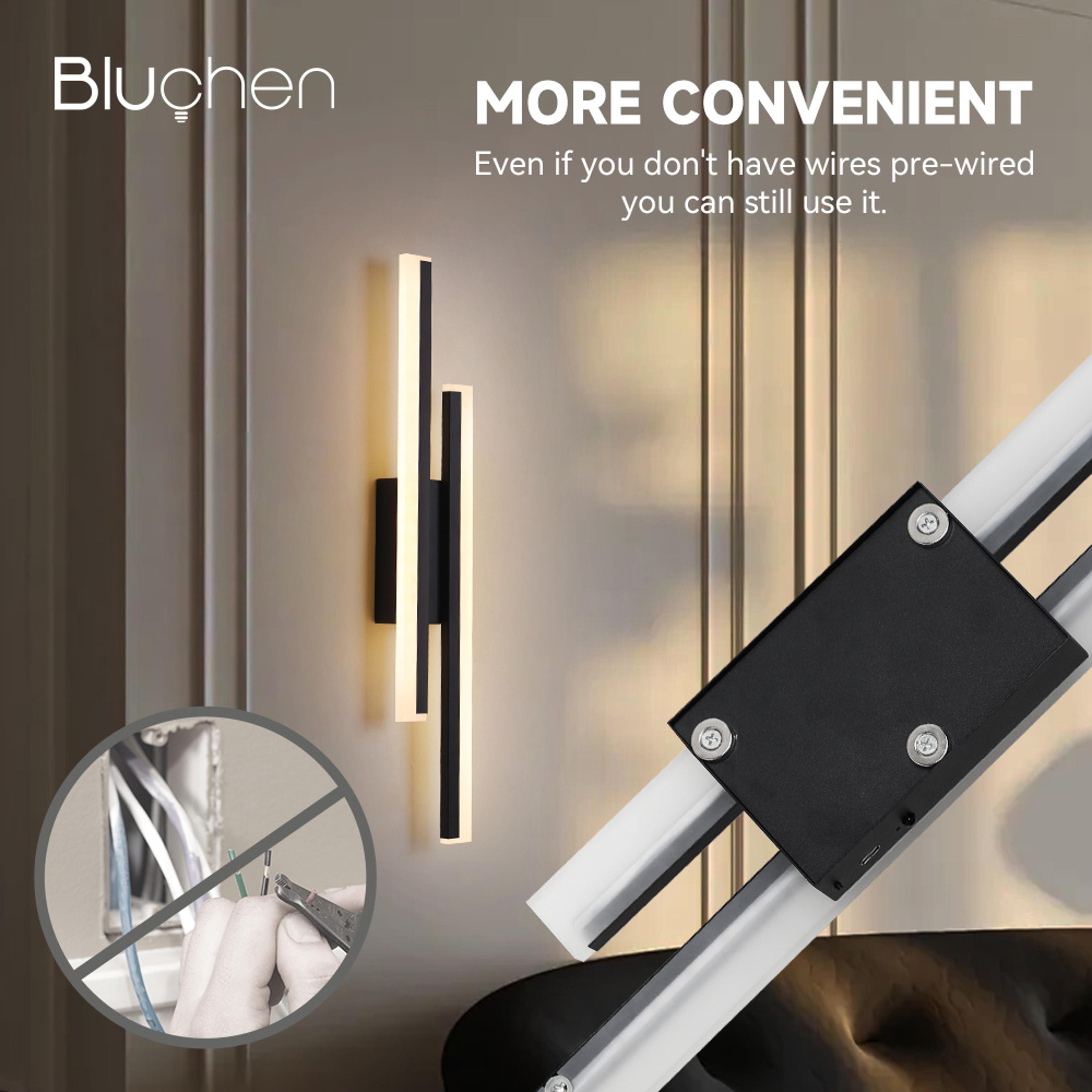 rechargeable wall sconce wireless led wall light battery powered modern wall lamp