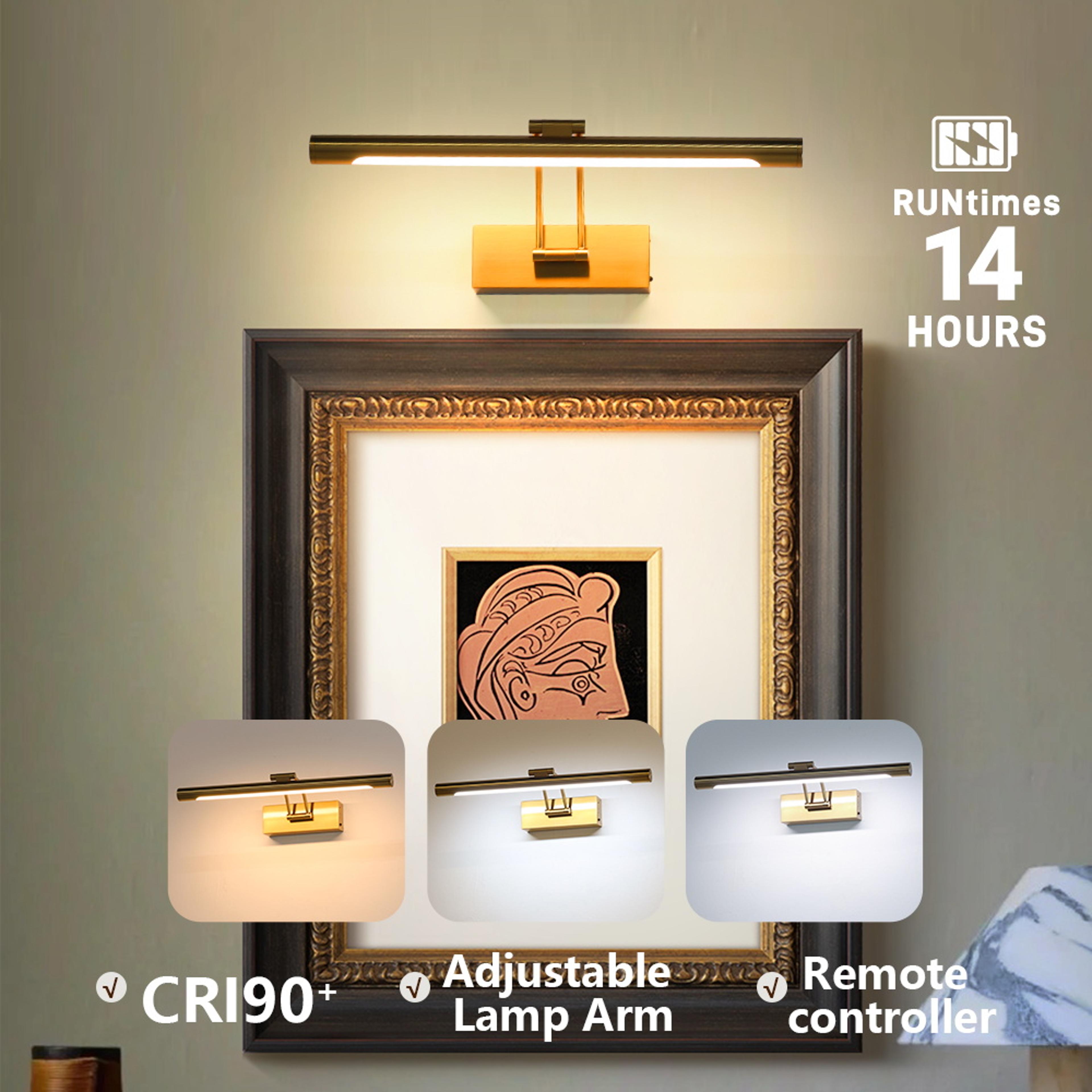 rechargeable wall light wireless wall sconce battery operated dimmable led wall lamp