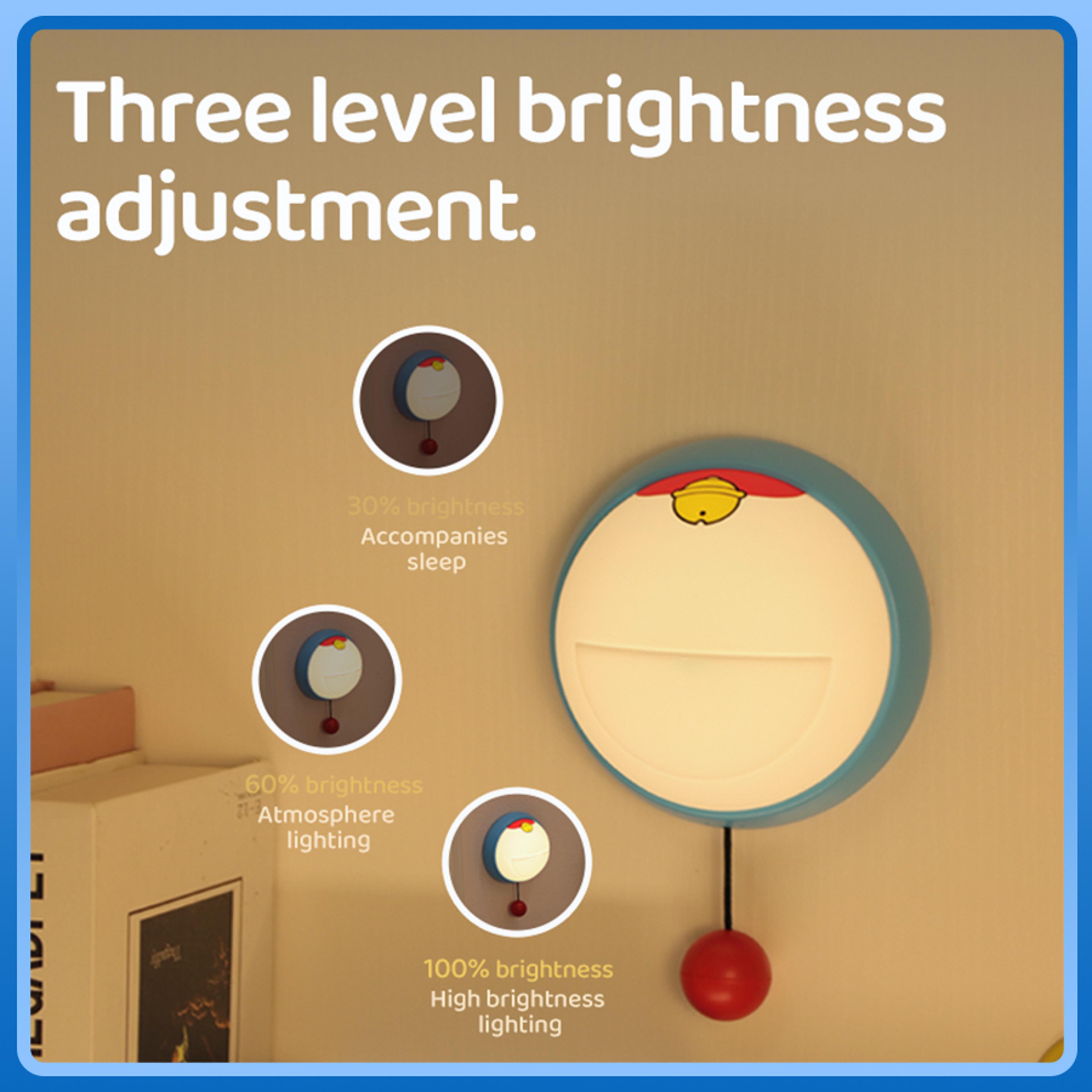 rechargeable silicone night light led wall lamp dimmable cartoon bedside light for kids bedroom