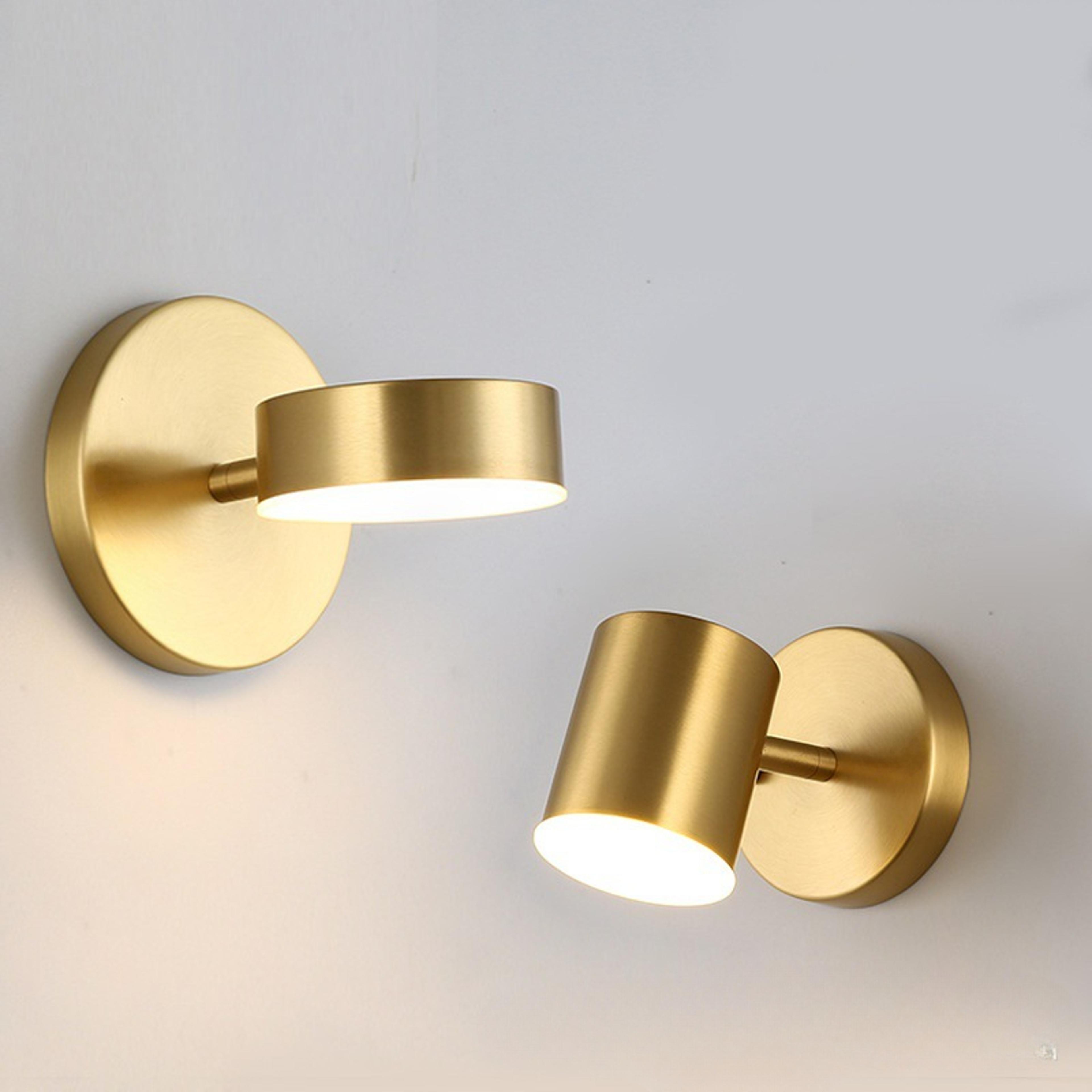 nordic rotatable gold wall light modern bedside wall sconce for bedroom hallway living room