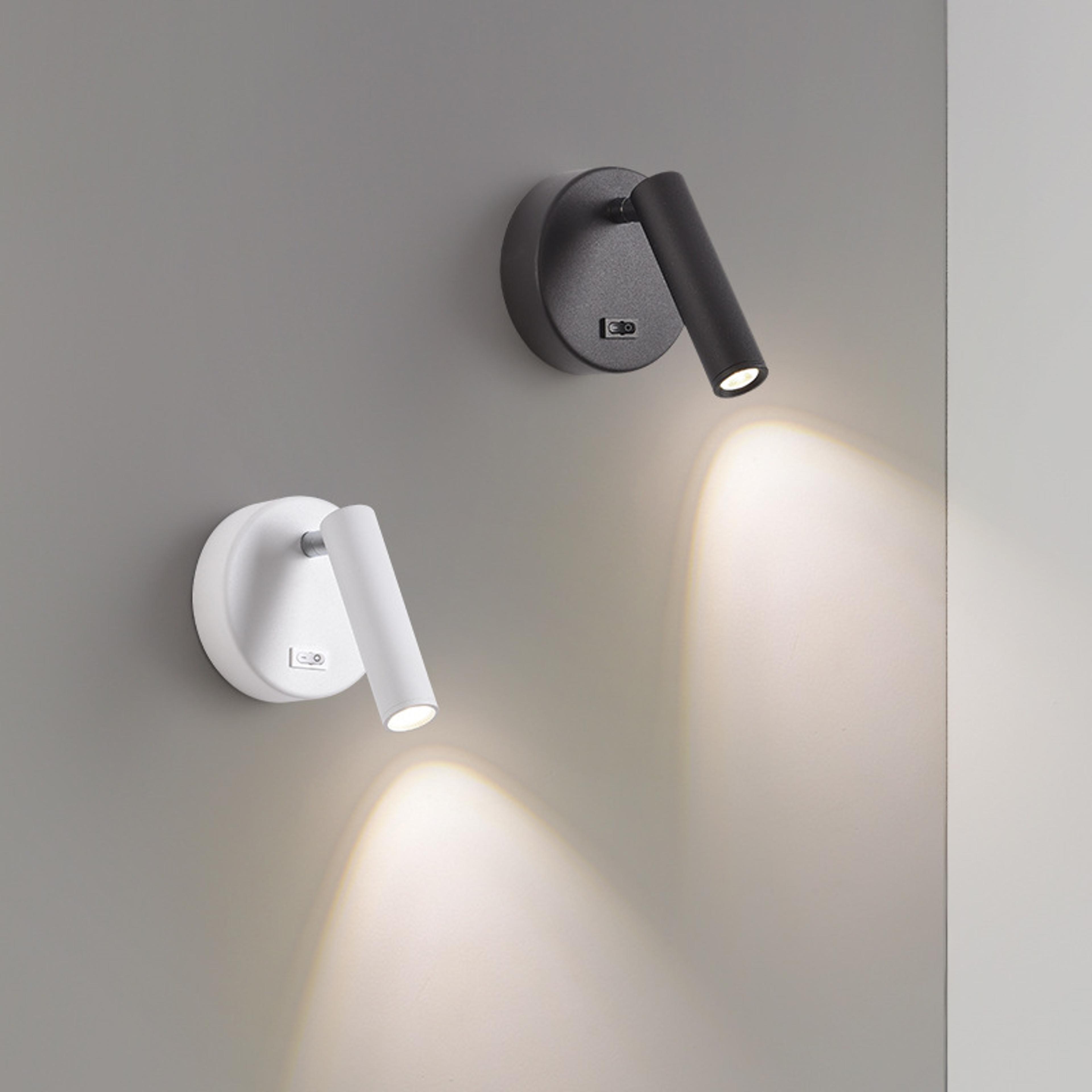 modern led wall light with switch adjustable bedside wall lamp minimalist wall sconce