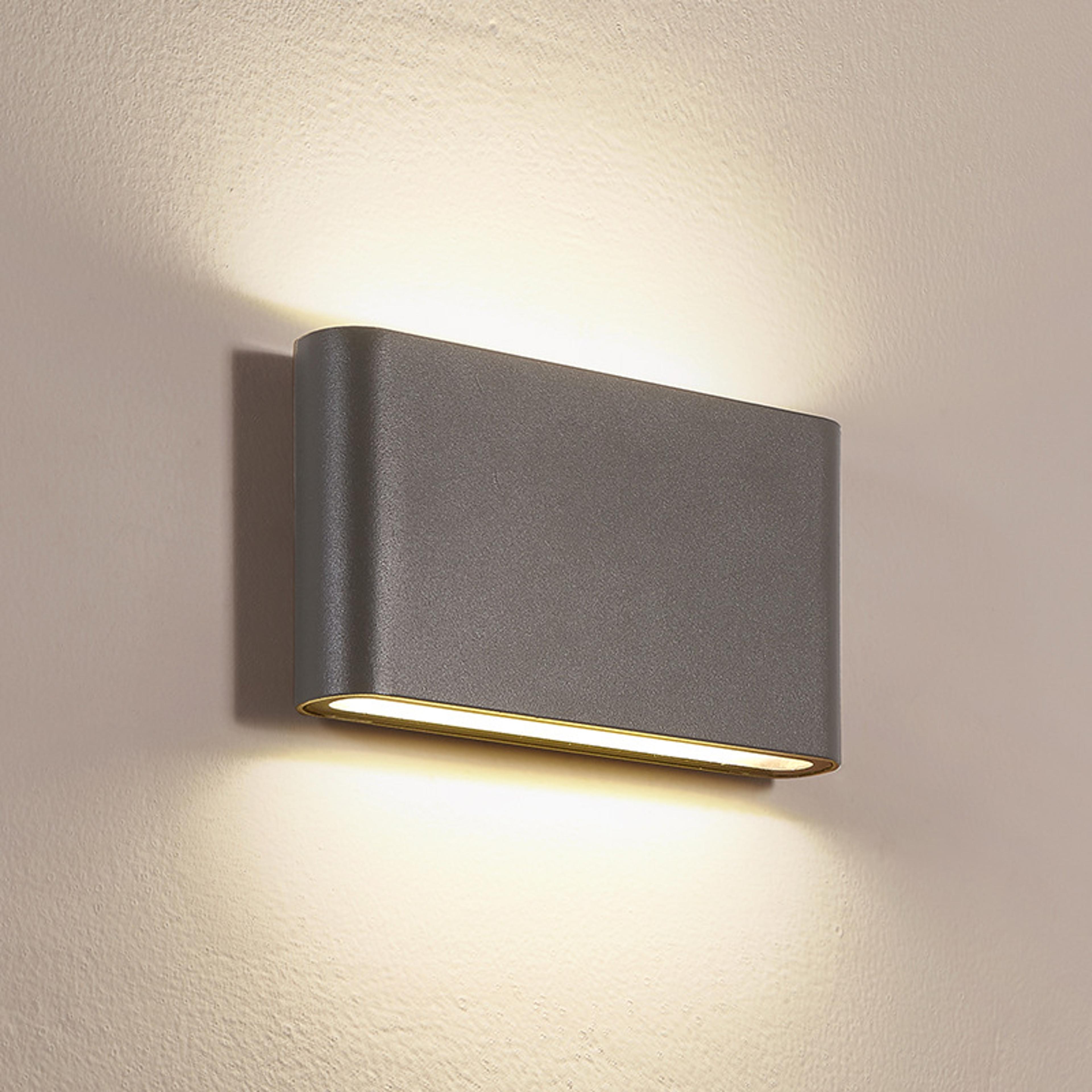 nordic led wall light ip65 waterproof modern up down aluminum wall sconce for hallway bedroom stairs