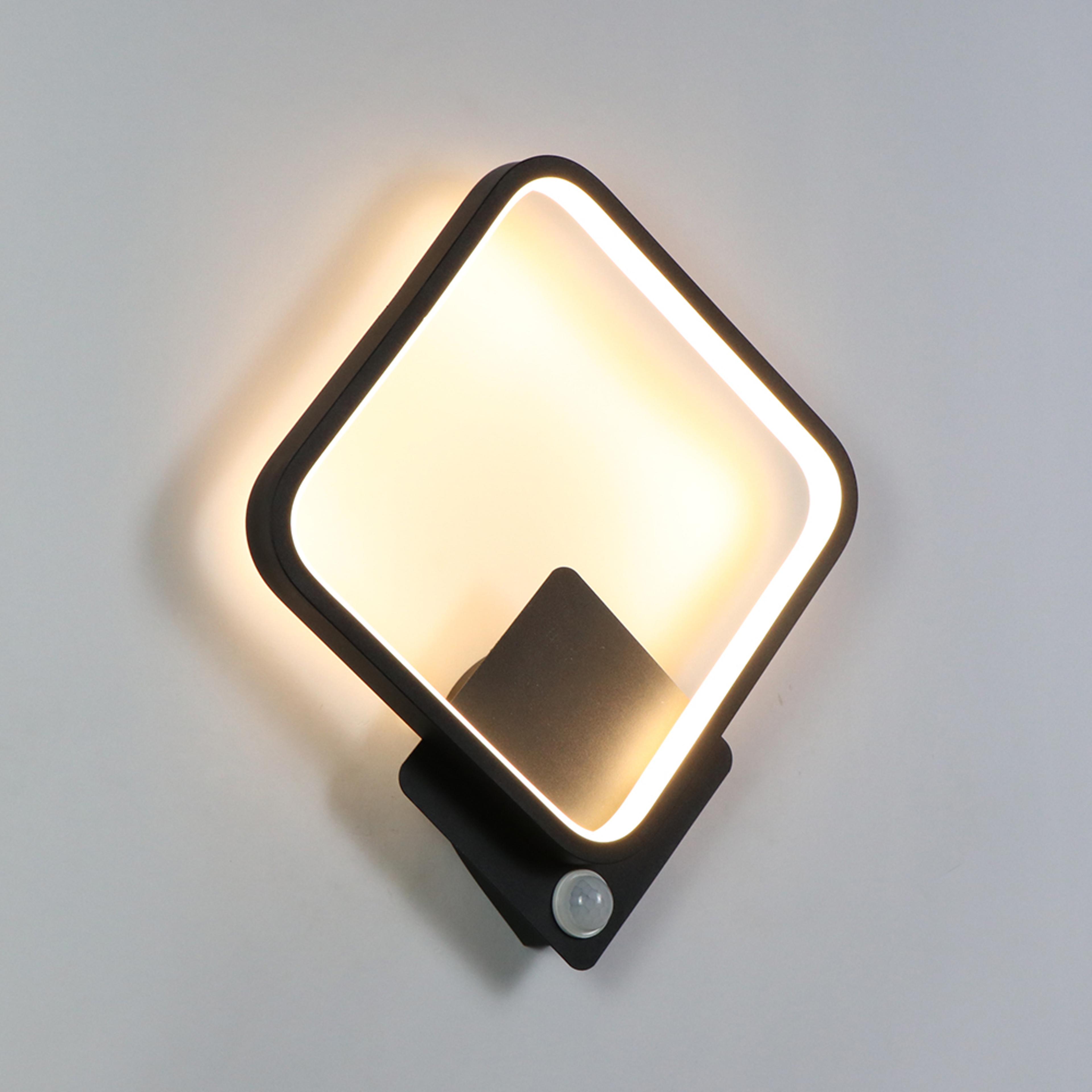 smart motion sensor wall light aluminum led wall light for hallway bedroom staircase