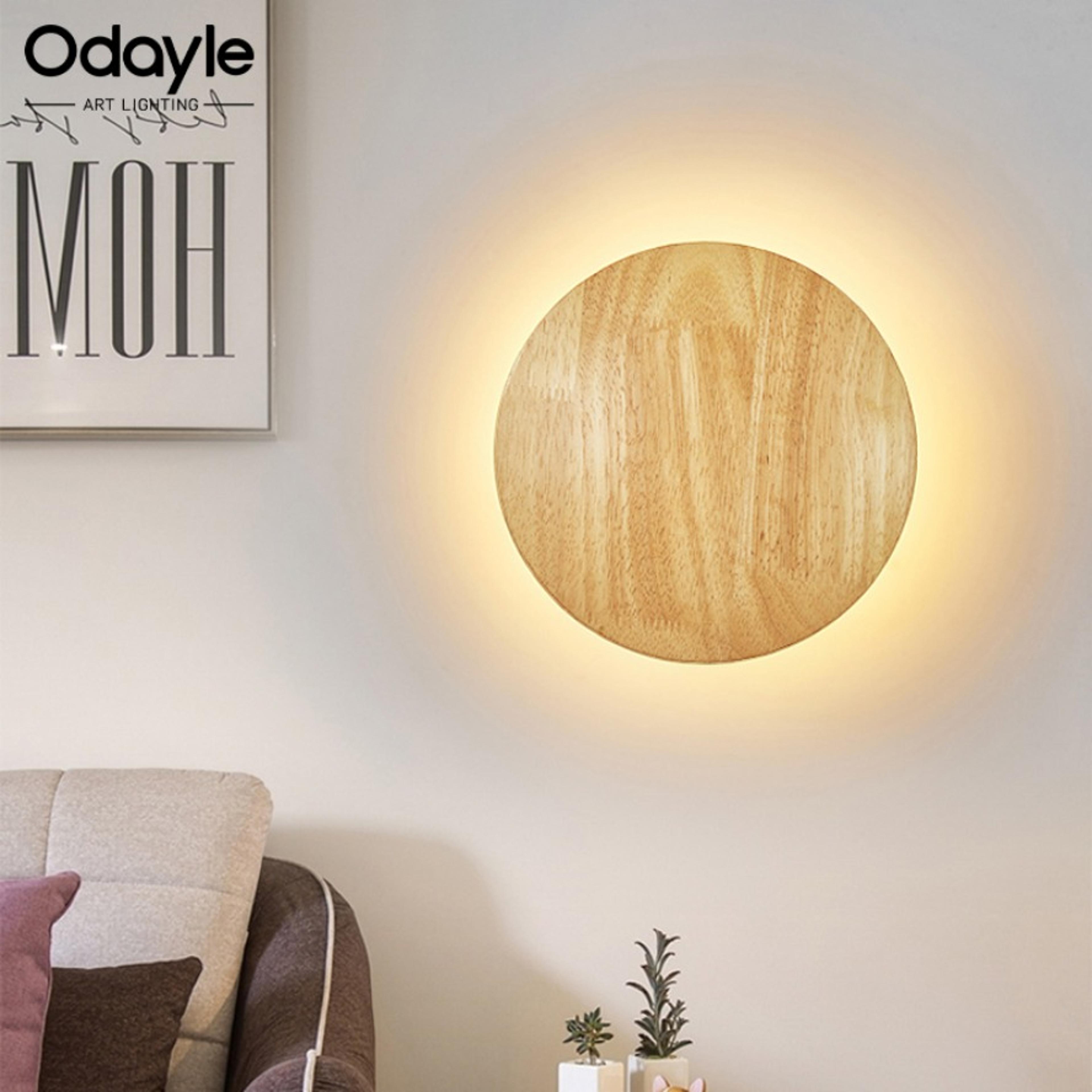 nordic wooden led bedside wall lamp modern wall sconce for bedroom living room decor