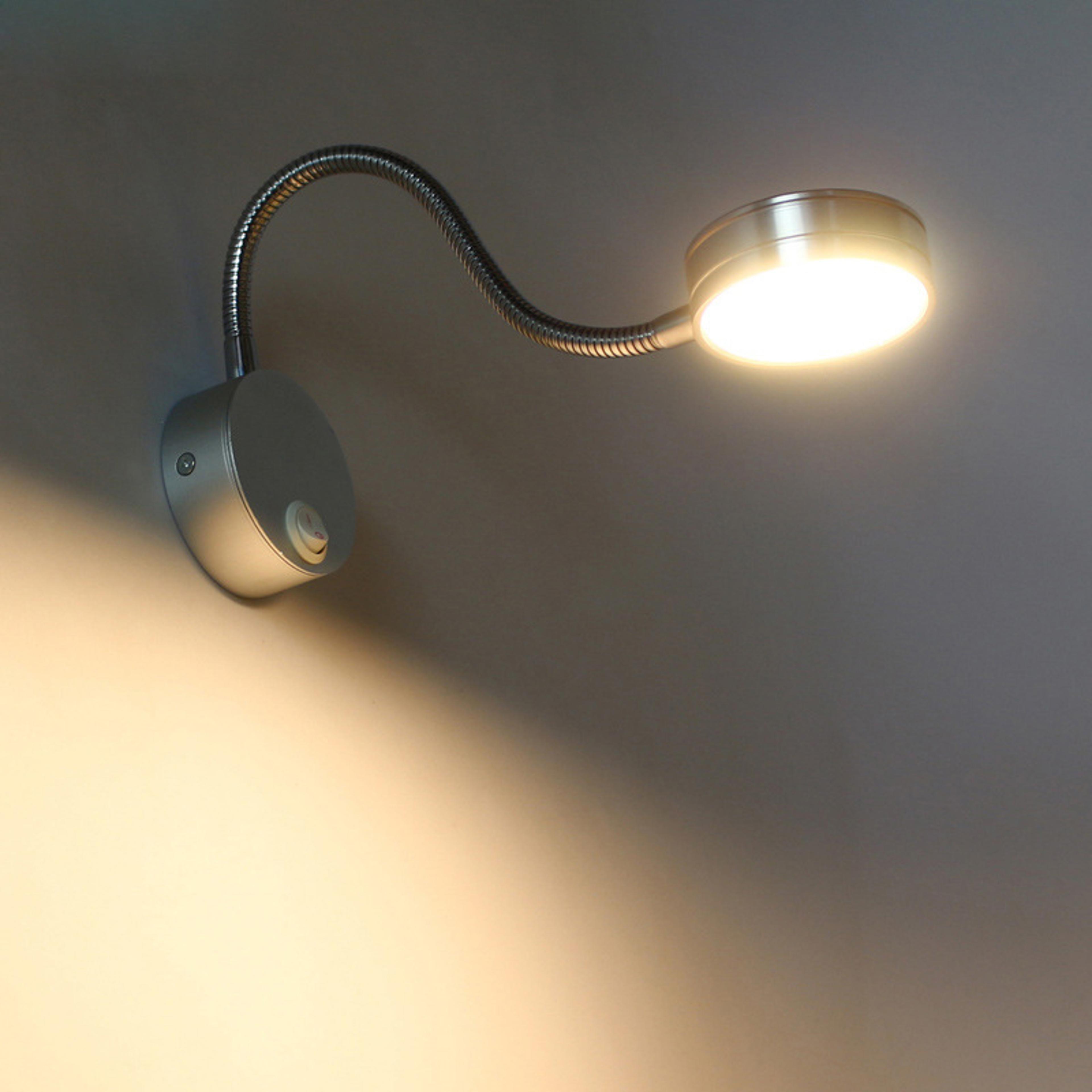 modern led wall lamp adjustable wall sconce with knob switch for bedside reading and bedroom decor