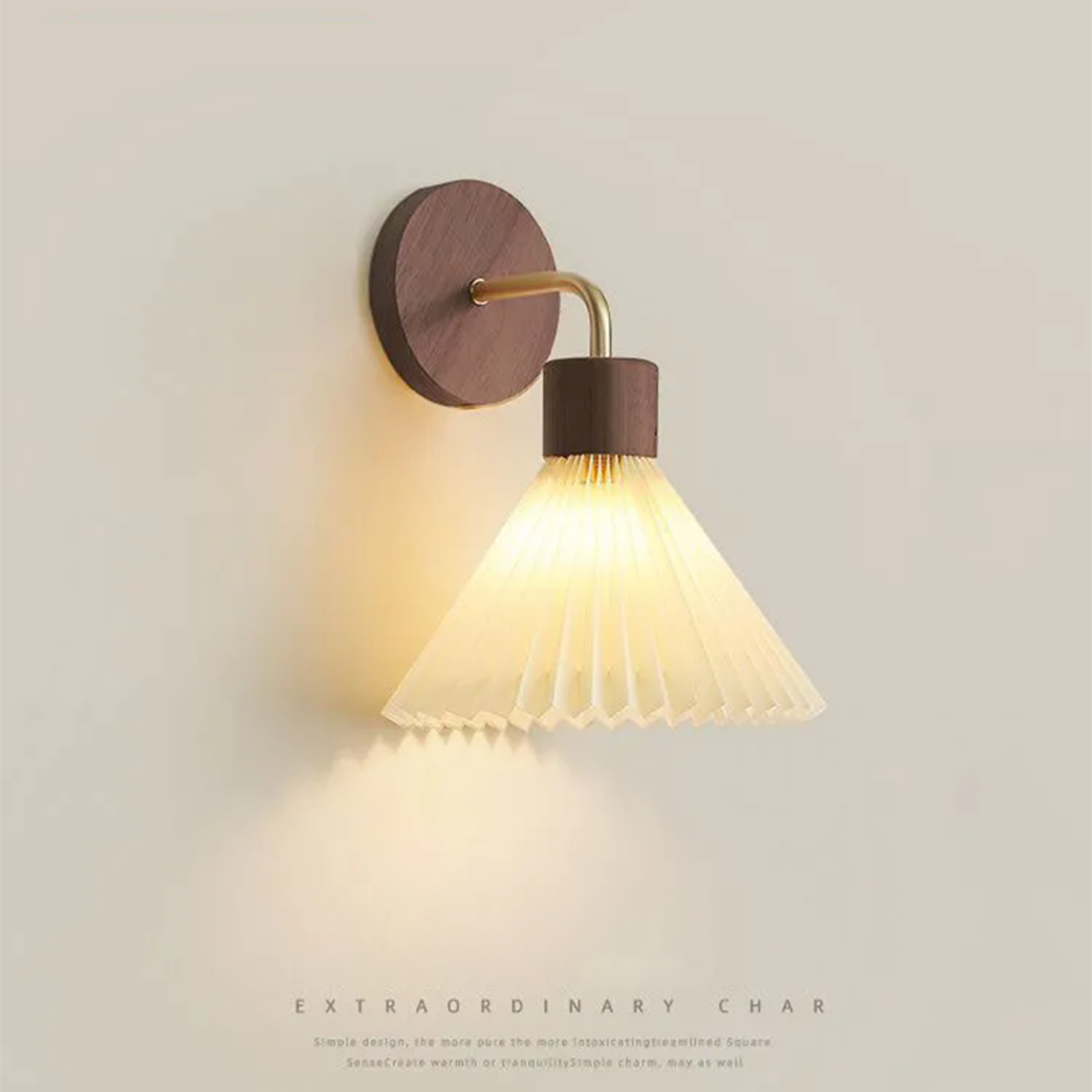 nordic wood wall light modern wall sconce bedside lamp for bedroom living room