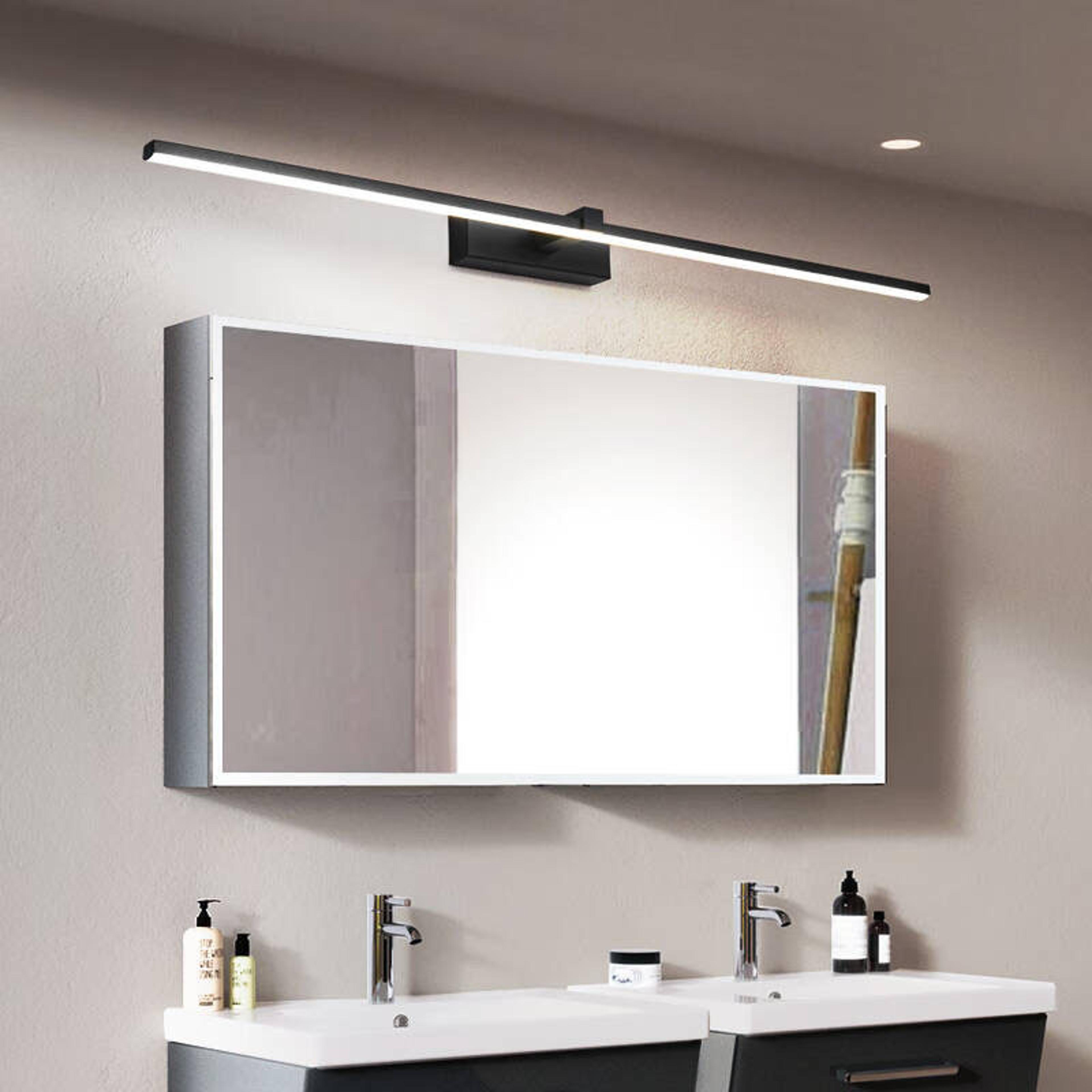 modern led vanity light linear bathroom mirror light wall sconce for bathroom bedroom kitchen