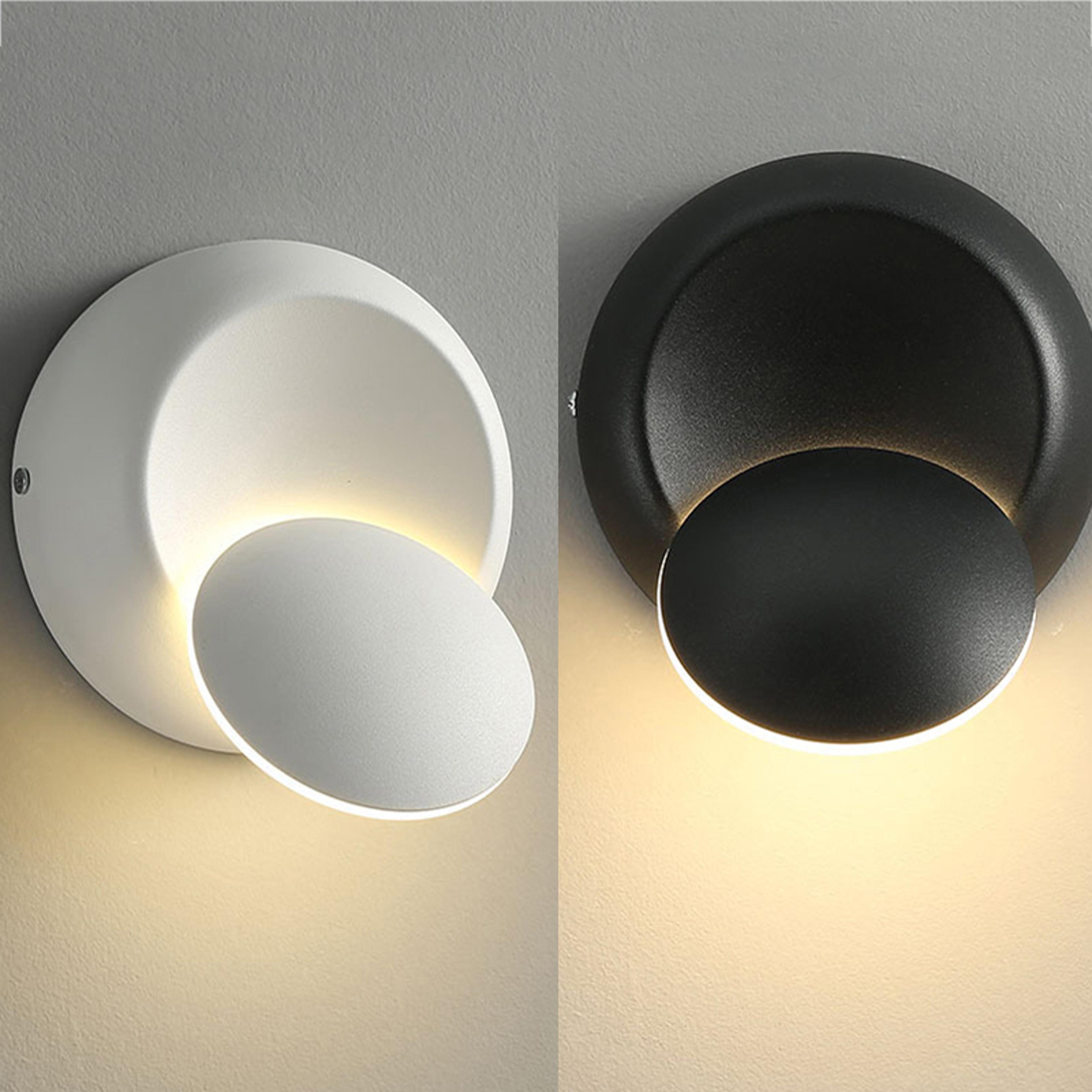modern led wall sconce rotatable nordic wall lamp bedside wall light