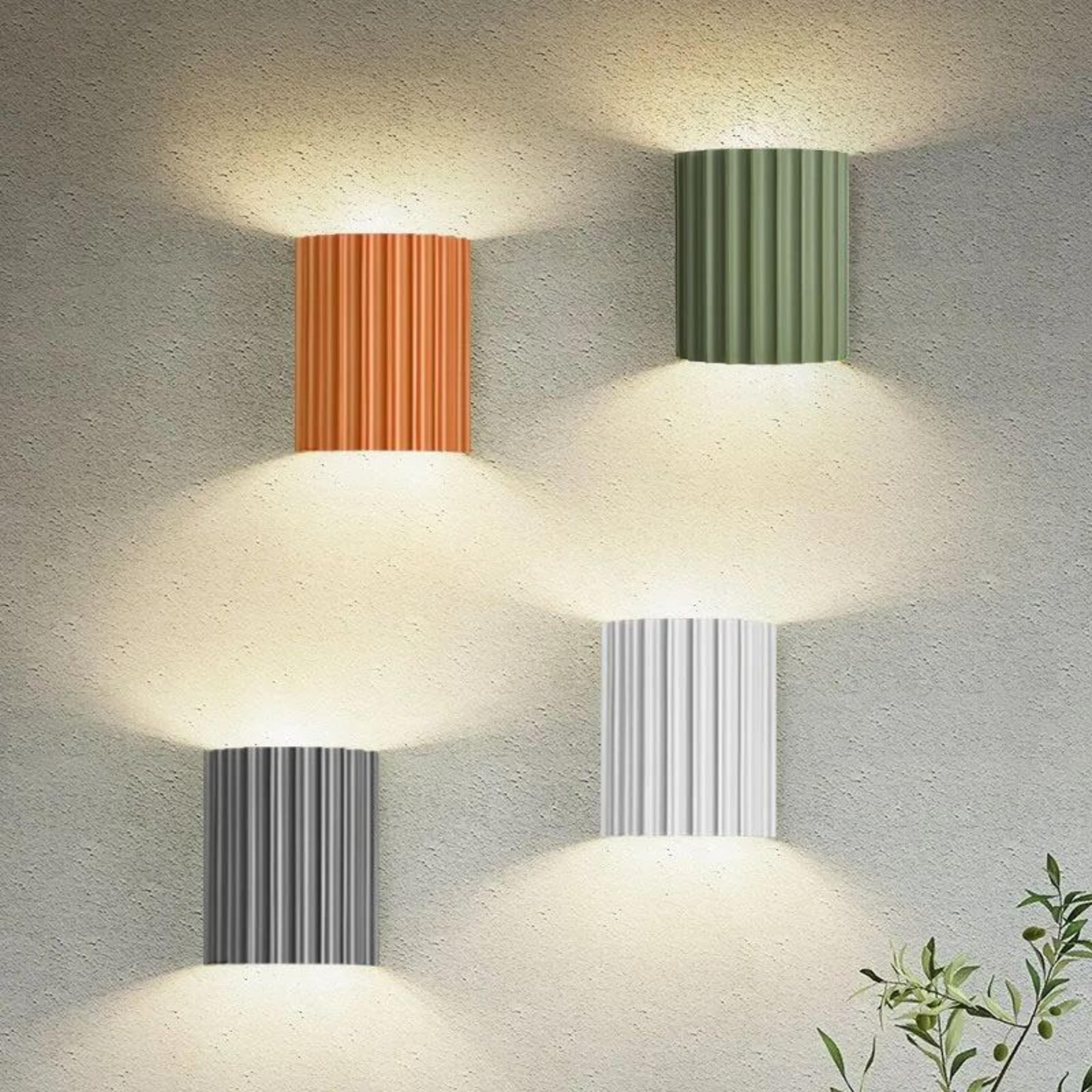 modern led wall lamp resin g9 led wall sconce for bedroom living room hallway