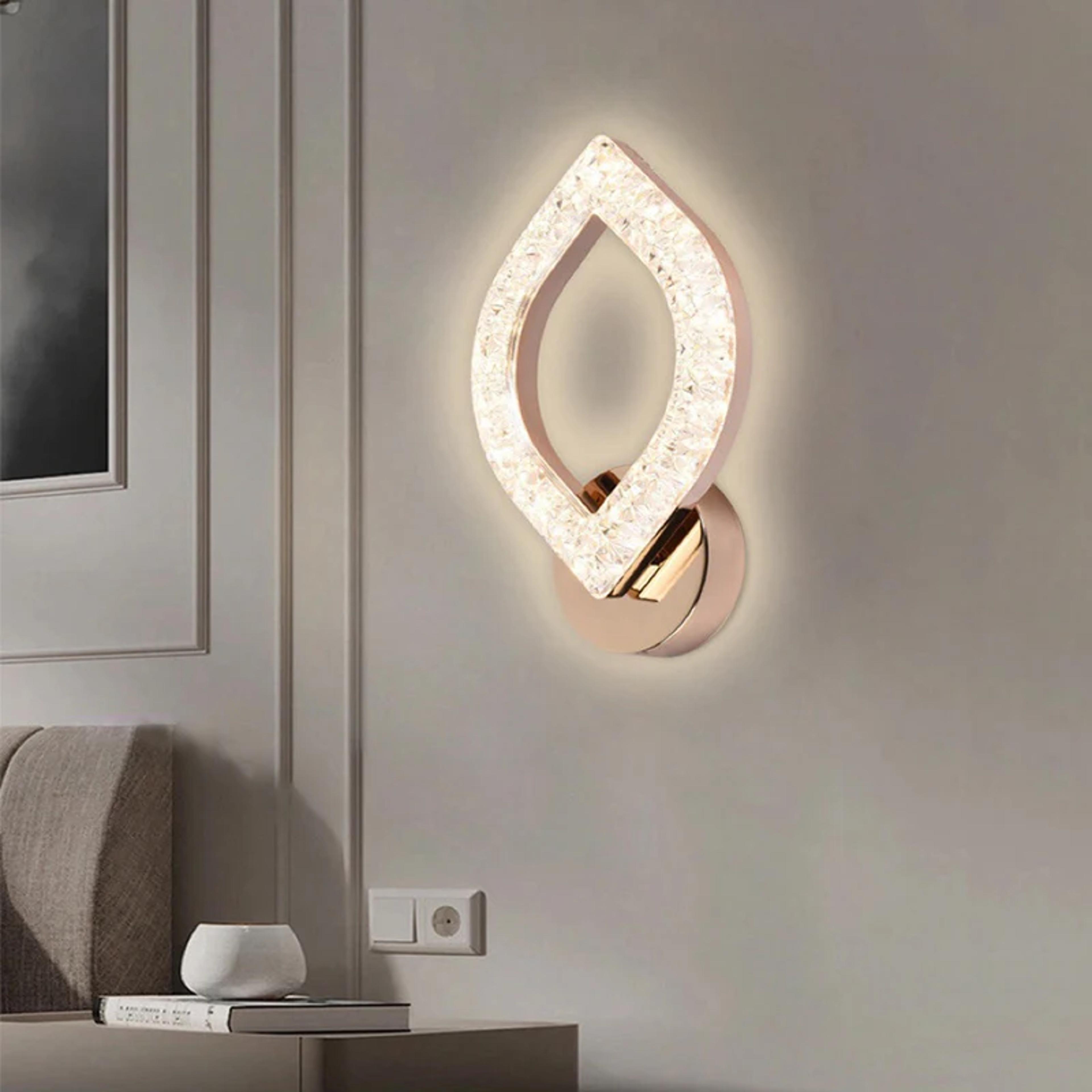 modern led wall lamp acrylic wall sconce for bedroom living room hallway luxury indoor lighting
