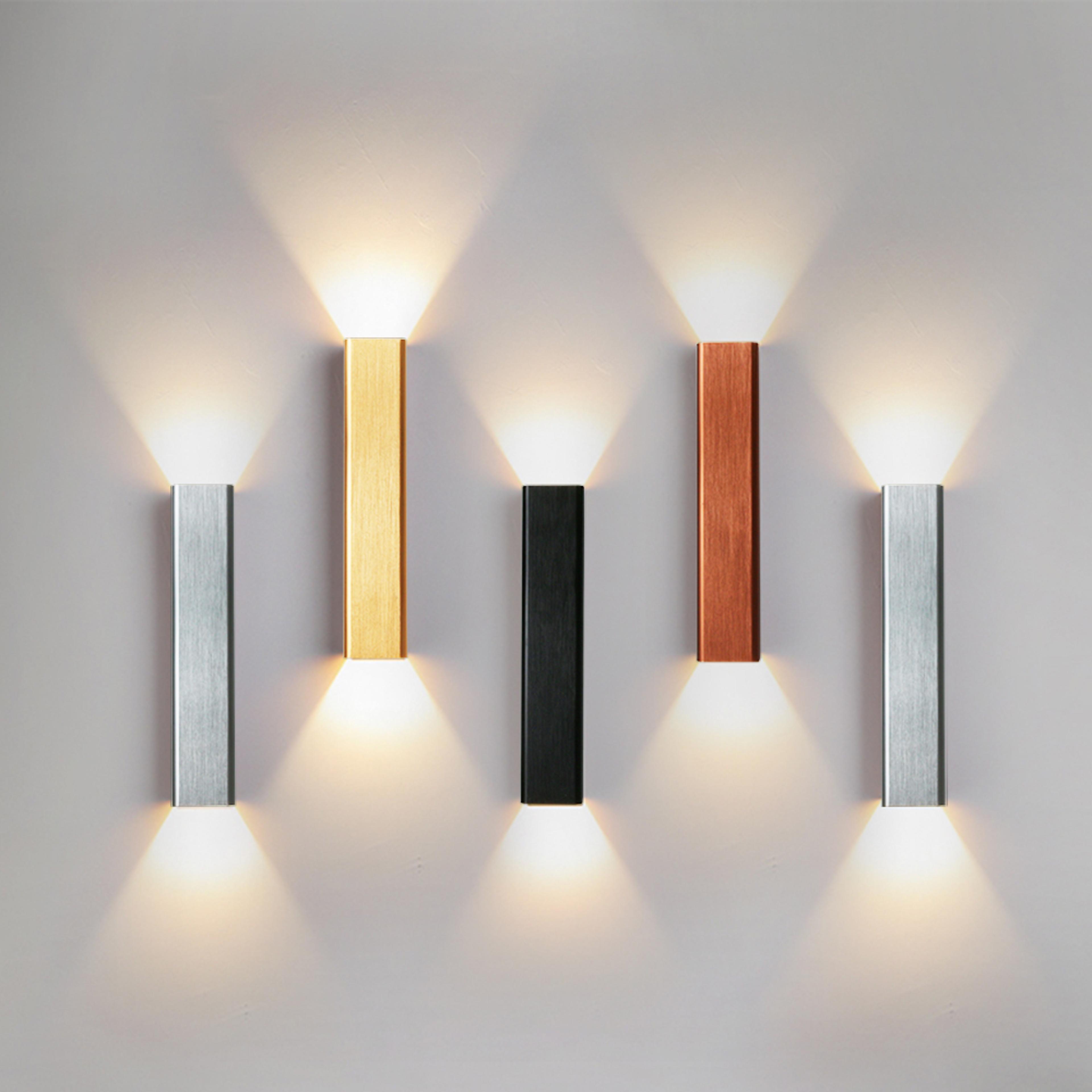 modern led wall sconce aluminum indoor wall light for bedroom living room hallway