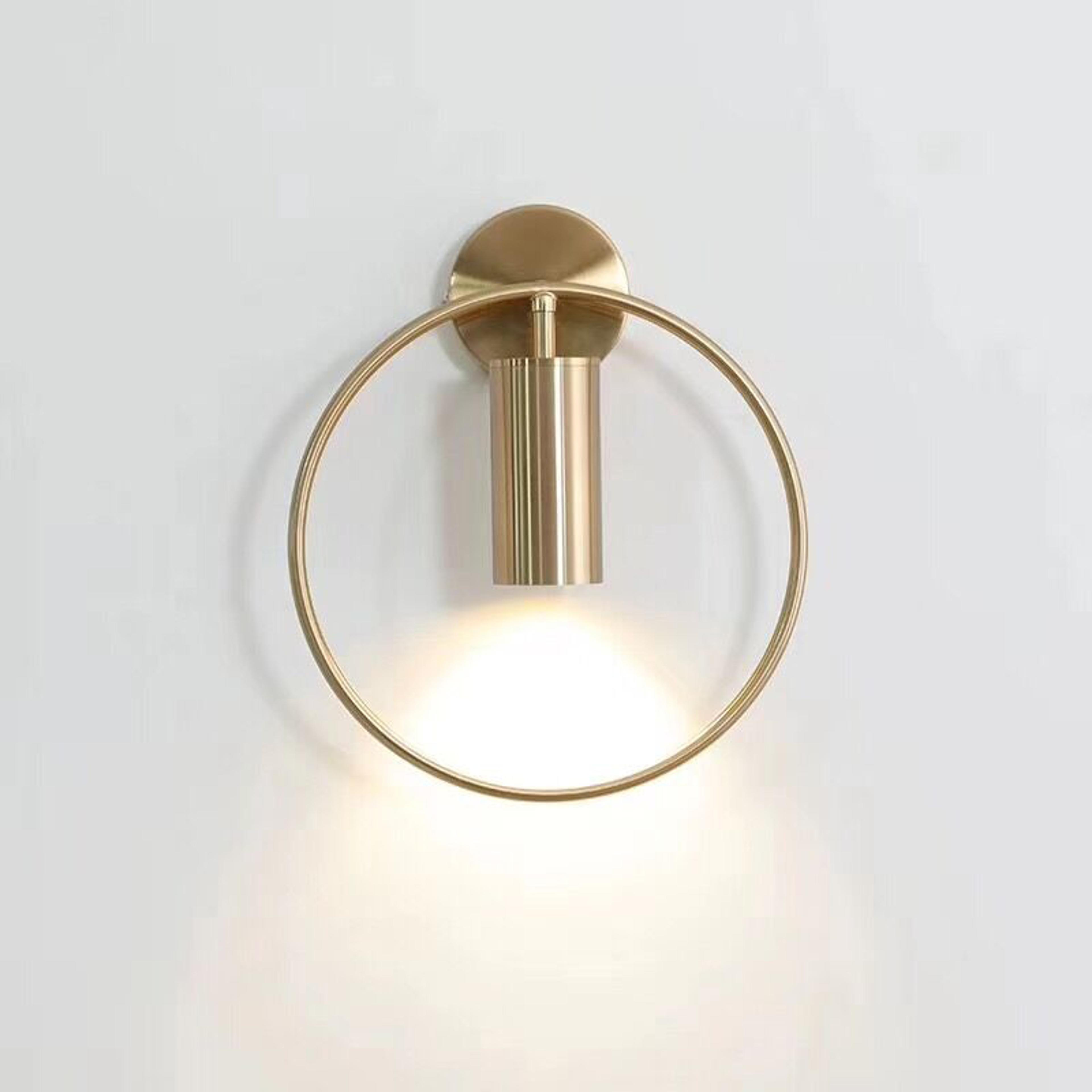 modern nordic gold wall light led bedside wall lamp for bedroom living room hallway decor