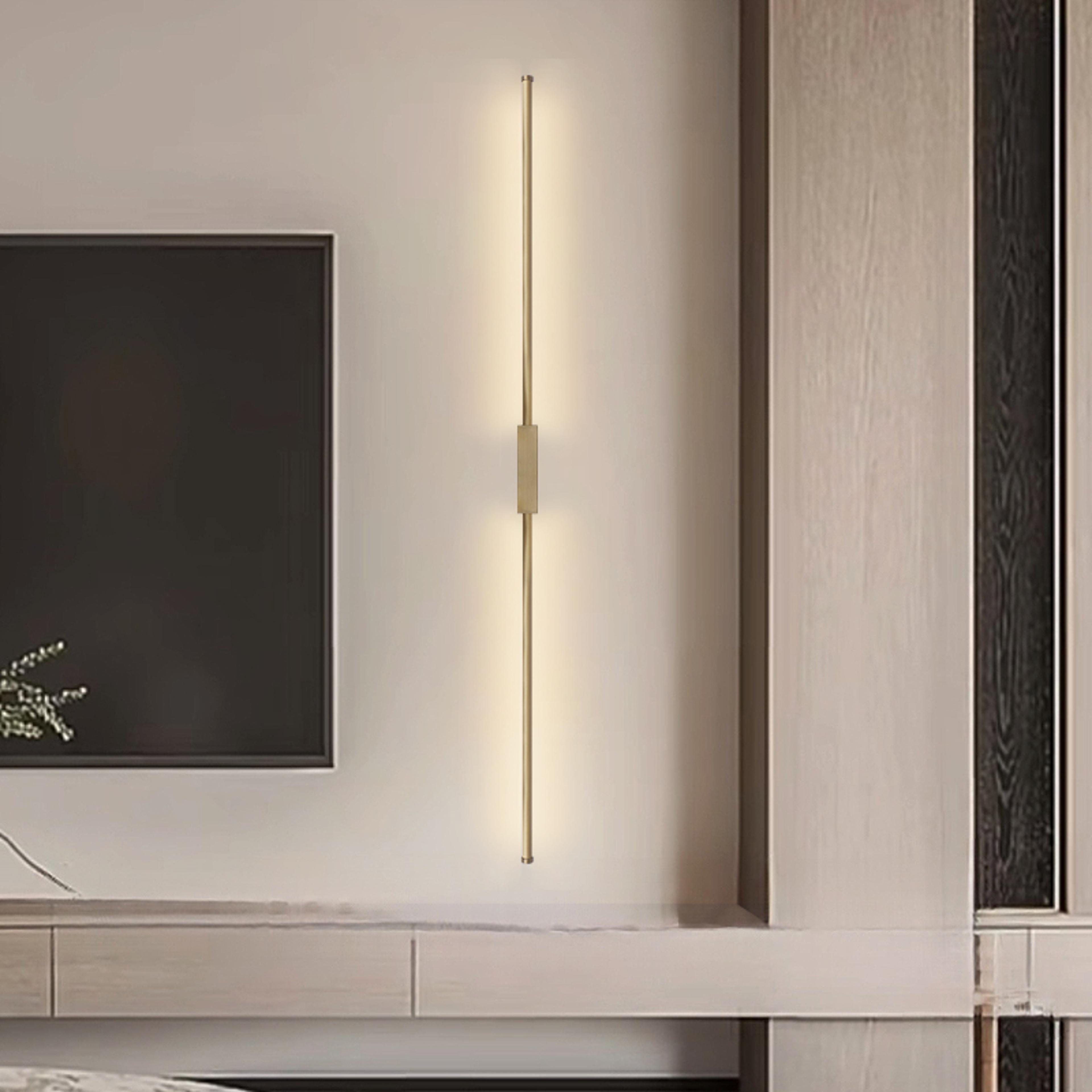 nordic led wall light 120cm modern linear wall sconce for bedroom living room hallway