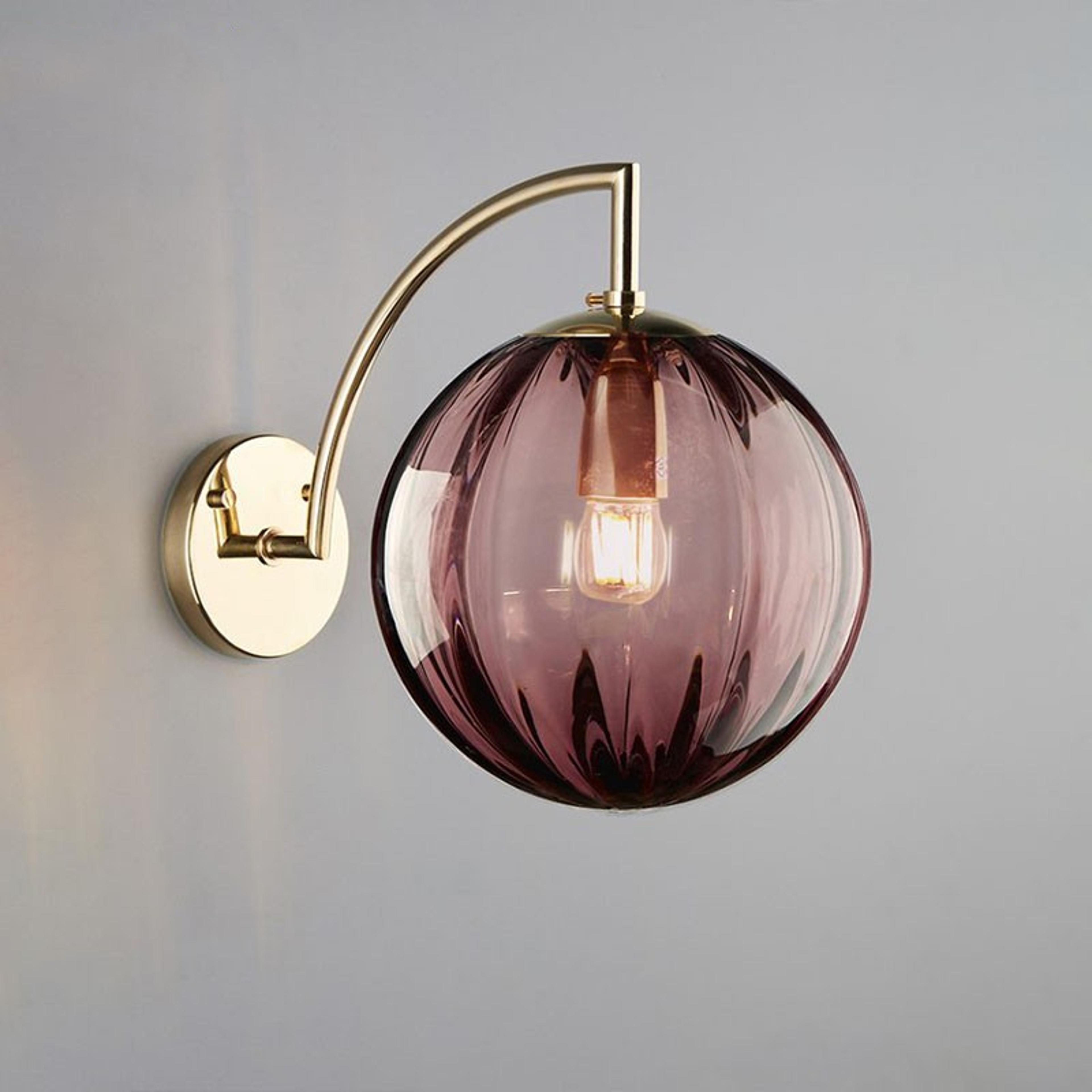 modern led wall lamp nordic glass ball wall sconce for bedroom living room bathroom