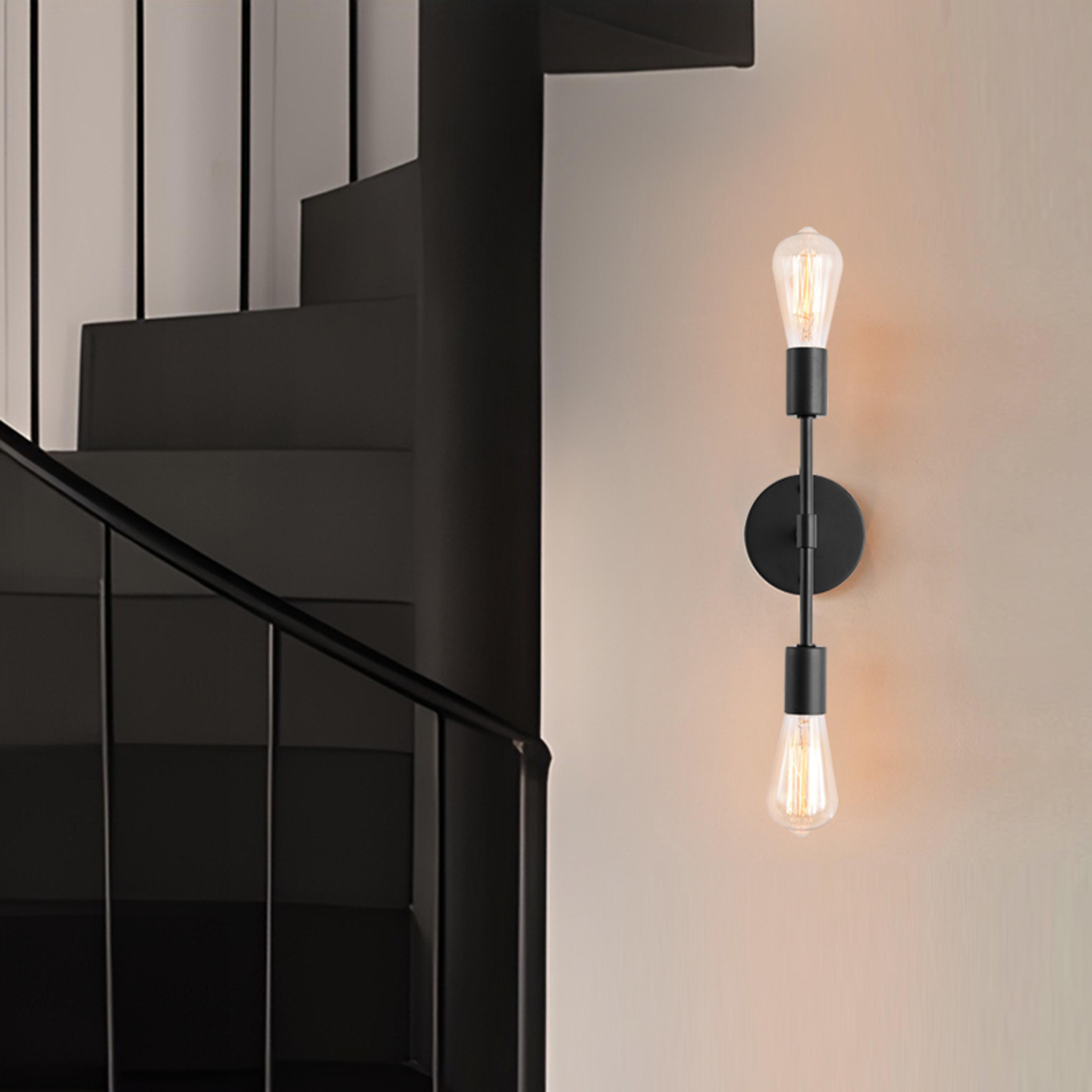 modern wall lamp light wall sconce for bedroom, living room & hallway
