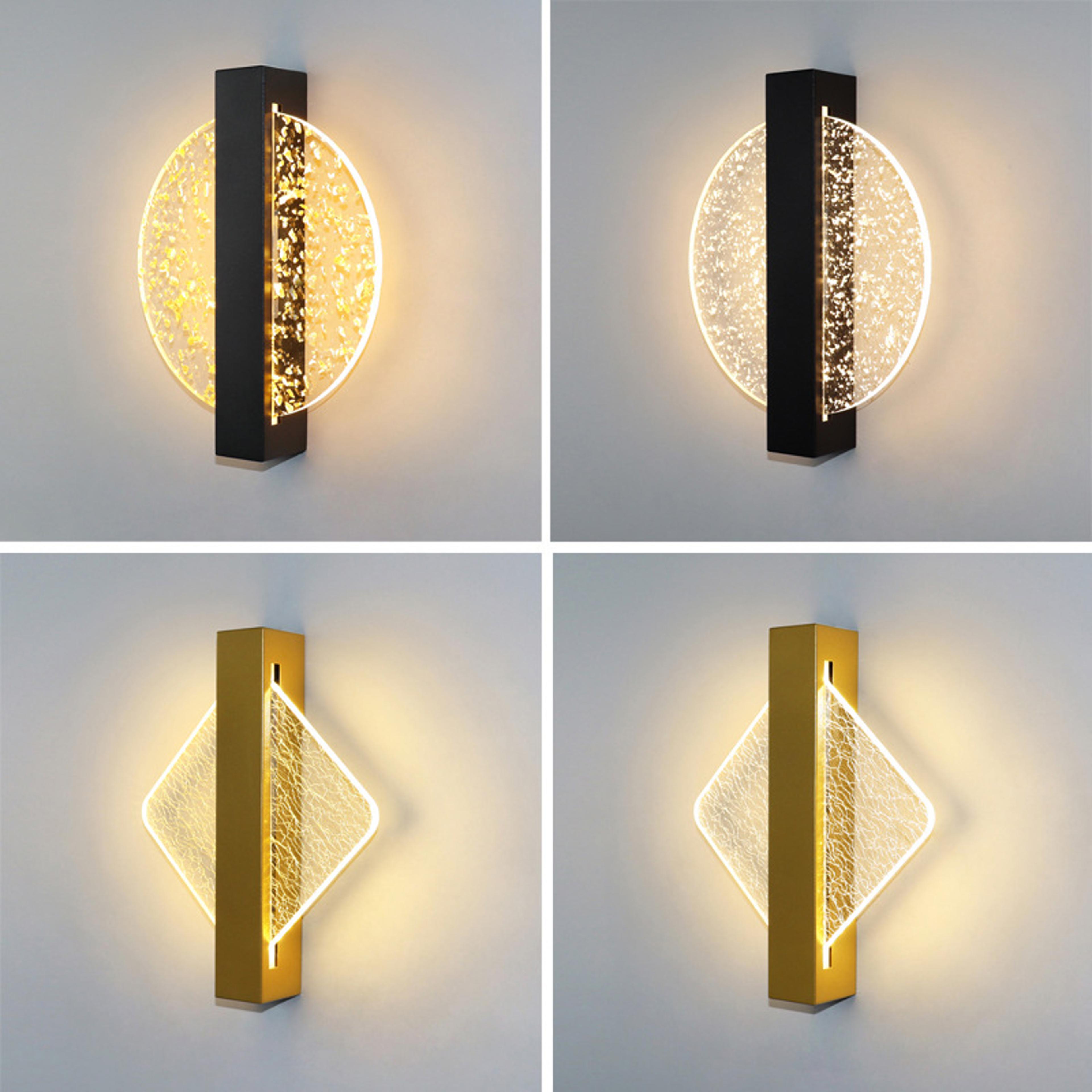 modern led wall lamp acrylic minimalist bedroom bedside light for luxury home decor