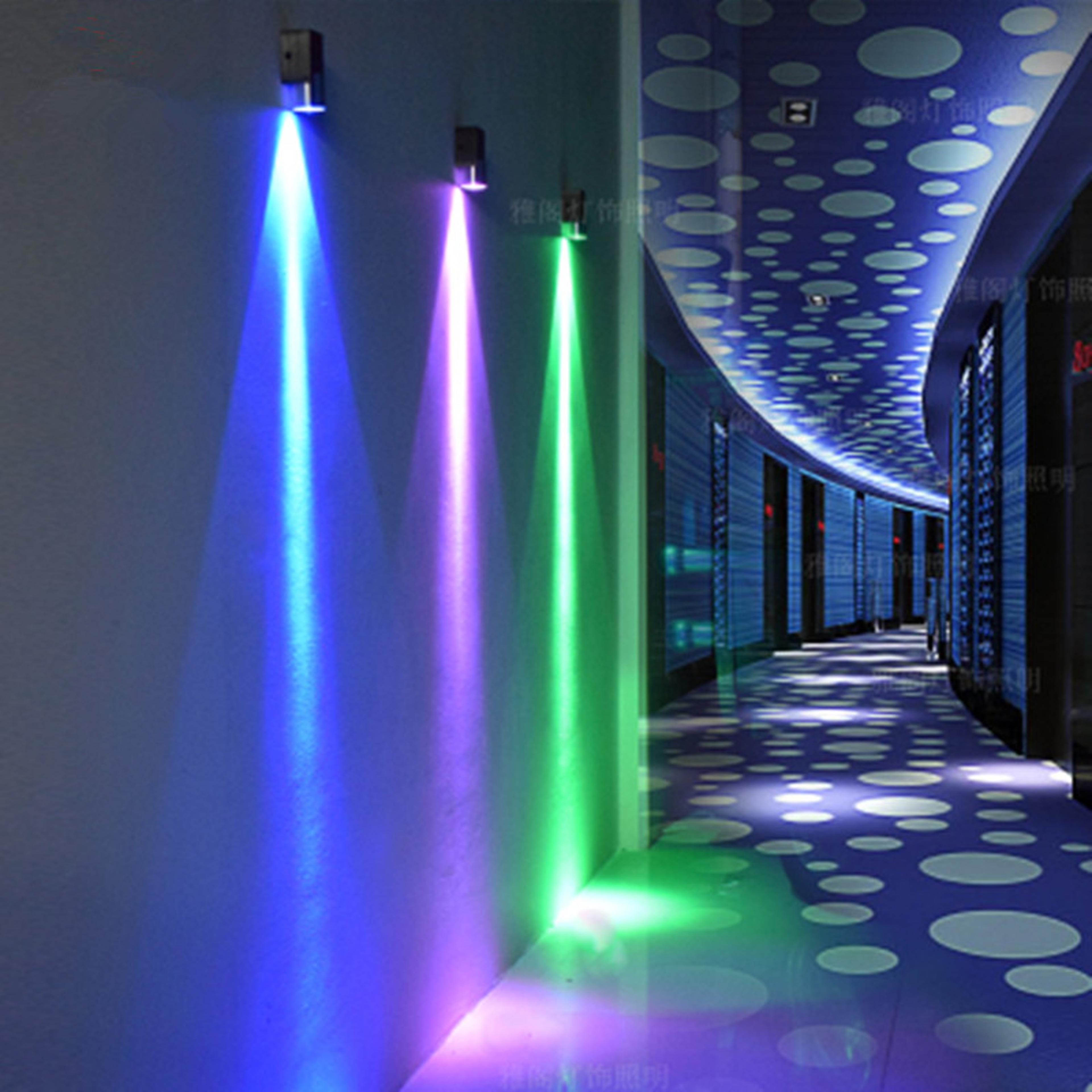 colorful led wall lamp modern wall sconce for corridor ambient lighting