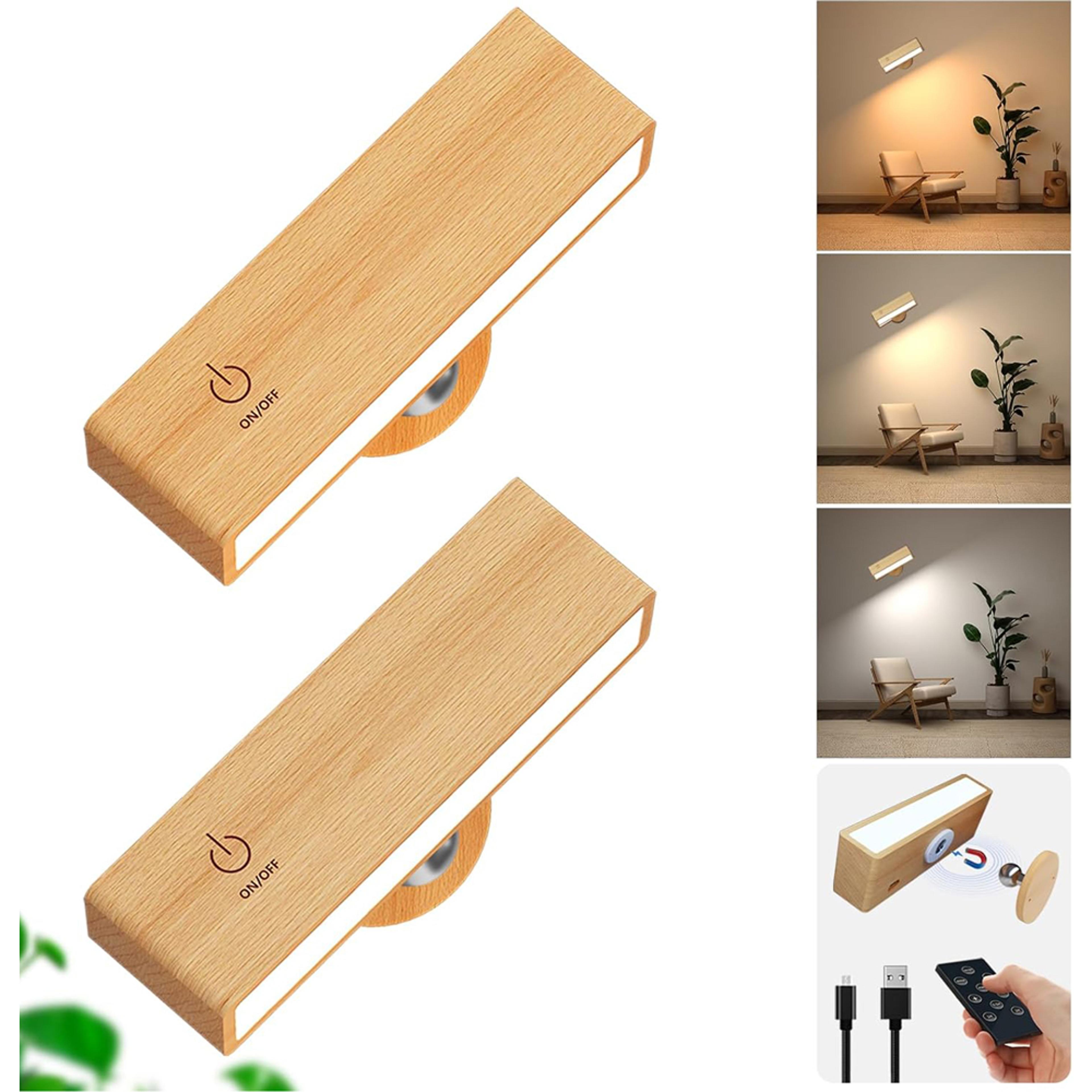 portable led reading light rechargeable book light with touch control and remote