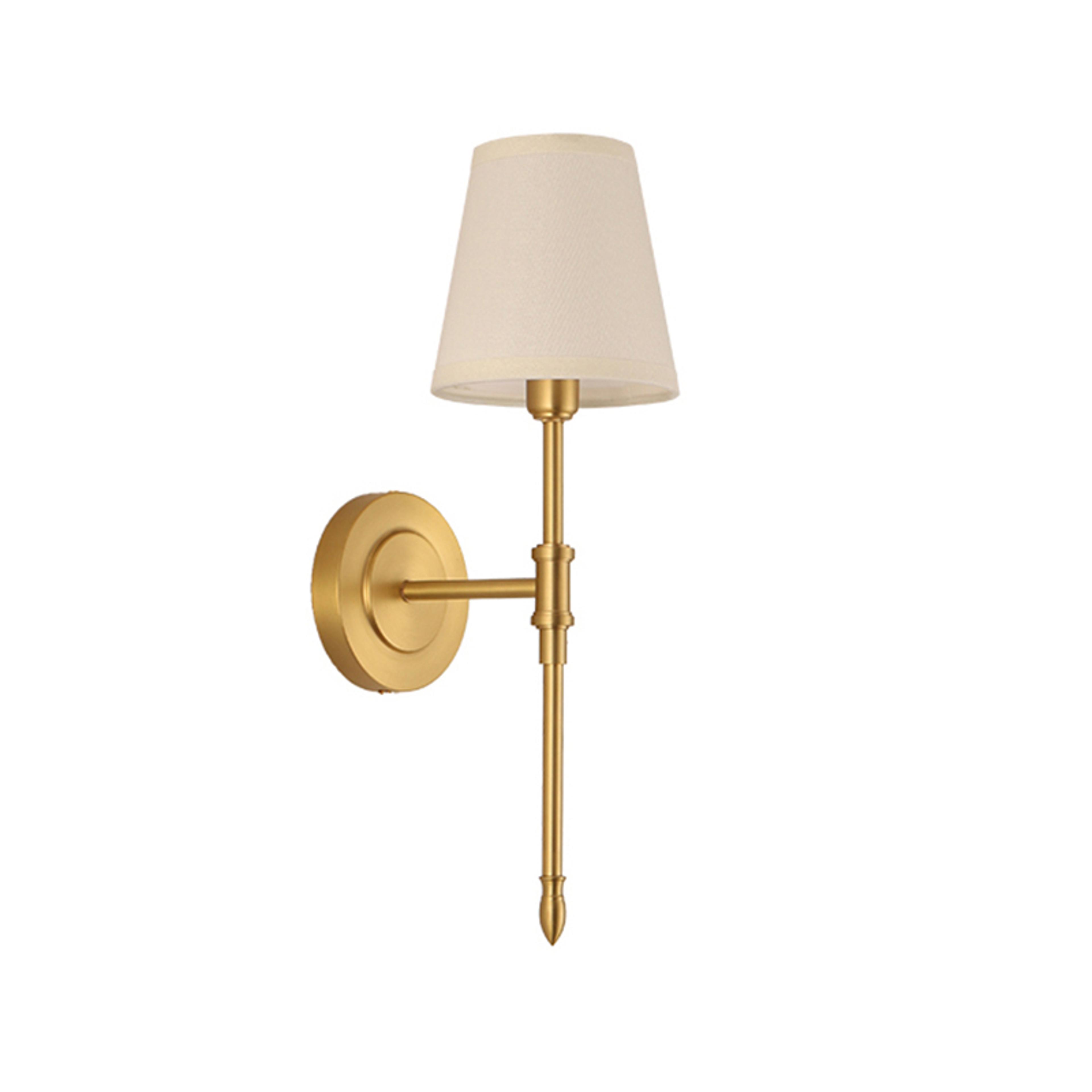 nordic copper wall lamp modern led sconce for bedroom corridor mirror decor
