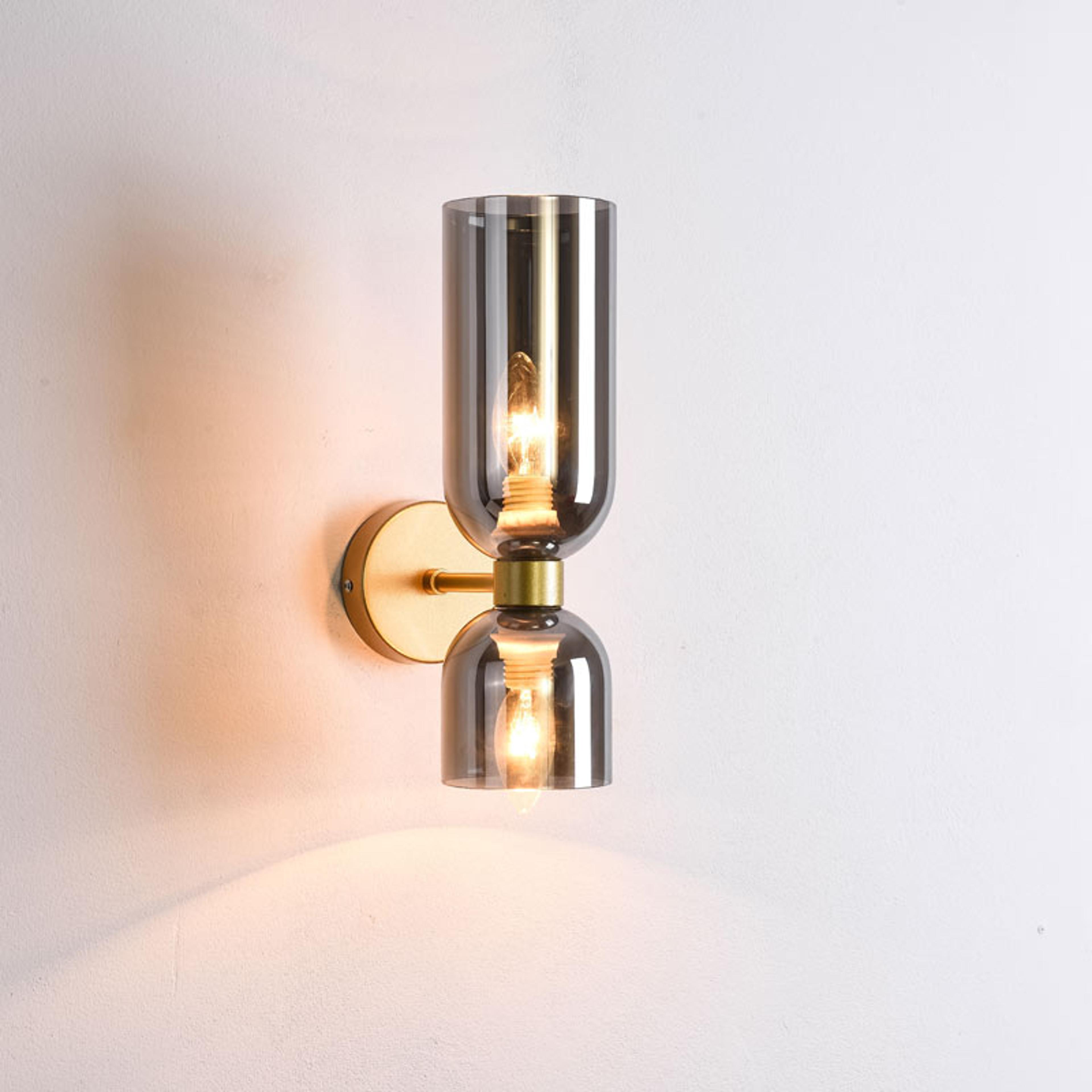 nordic glass wall led lamp modern sconce for bedroom bathroom decor