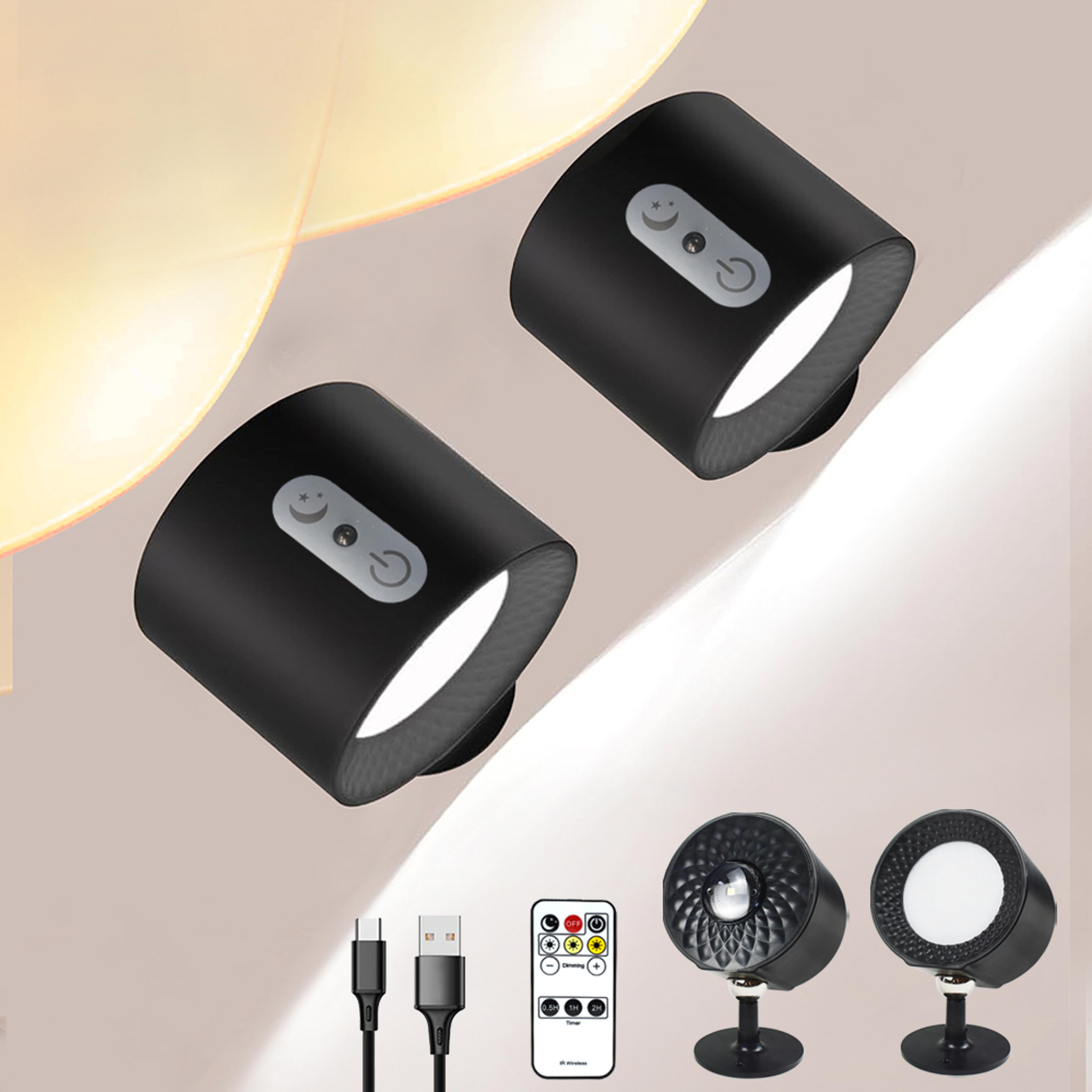 led wall lamp rechargeable magnetic touch night light
