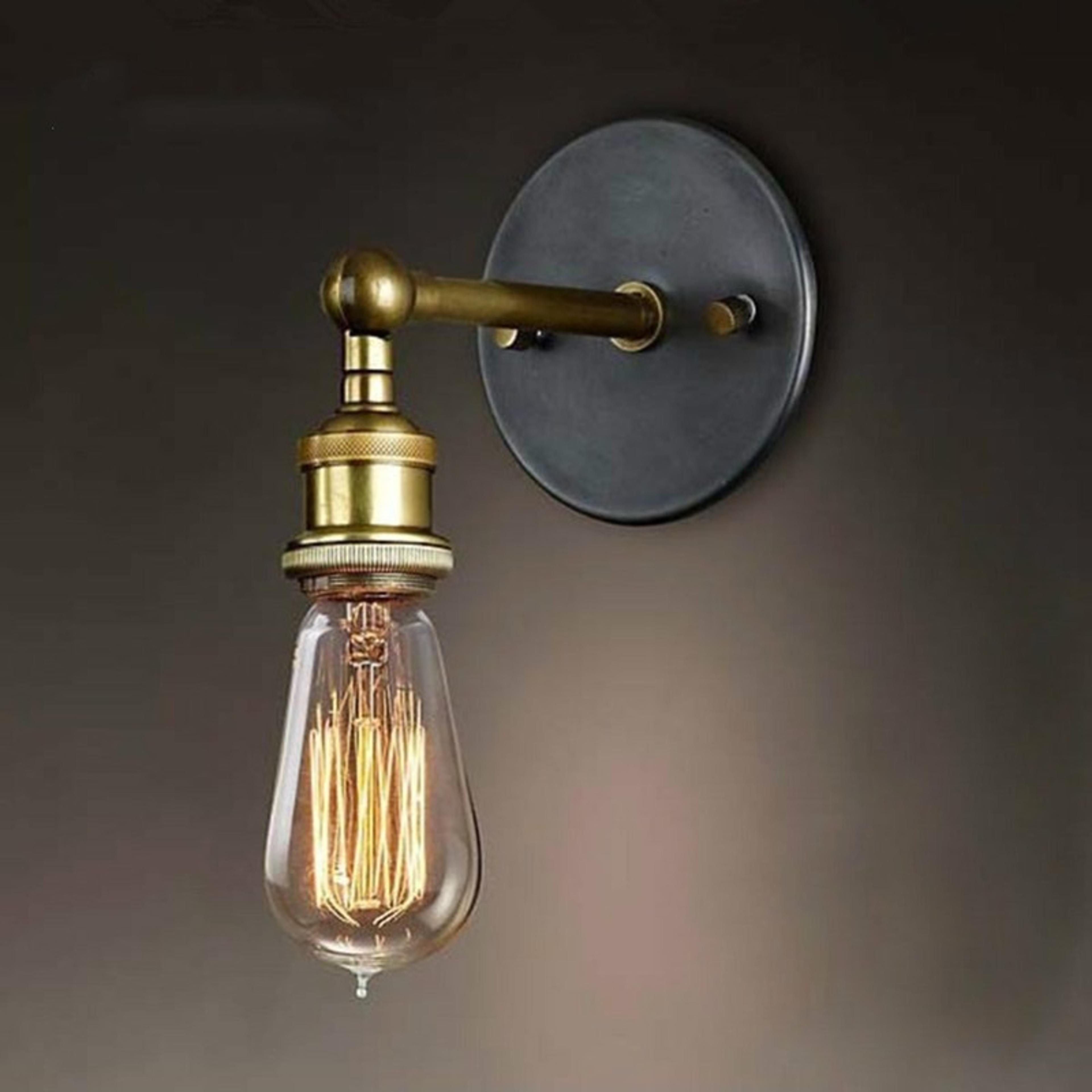 vintage industrial wall lamp rustic metal sconce for living room bedroom bar decor