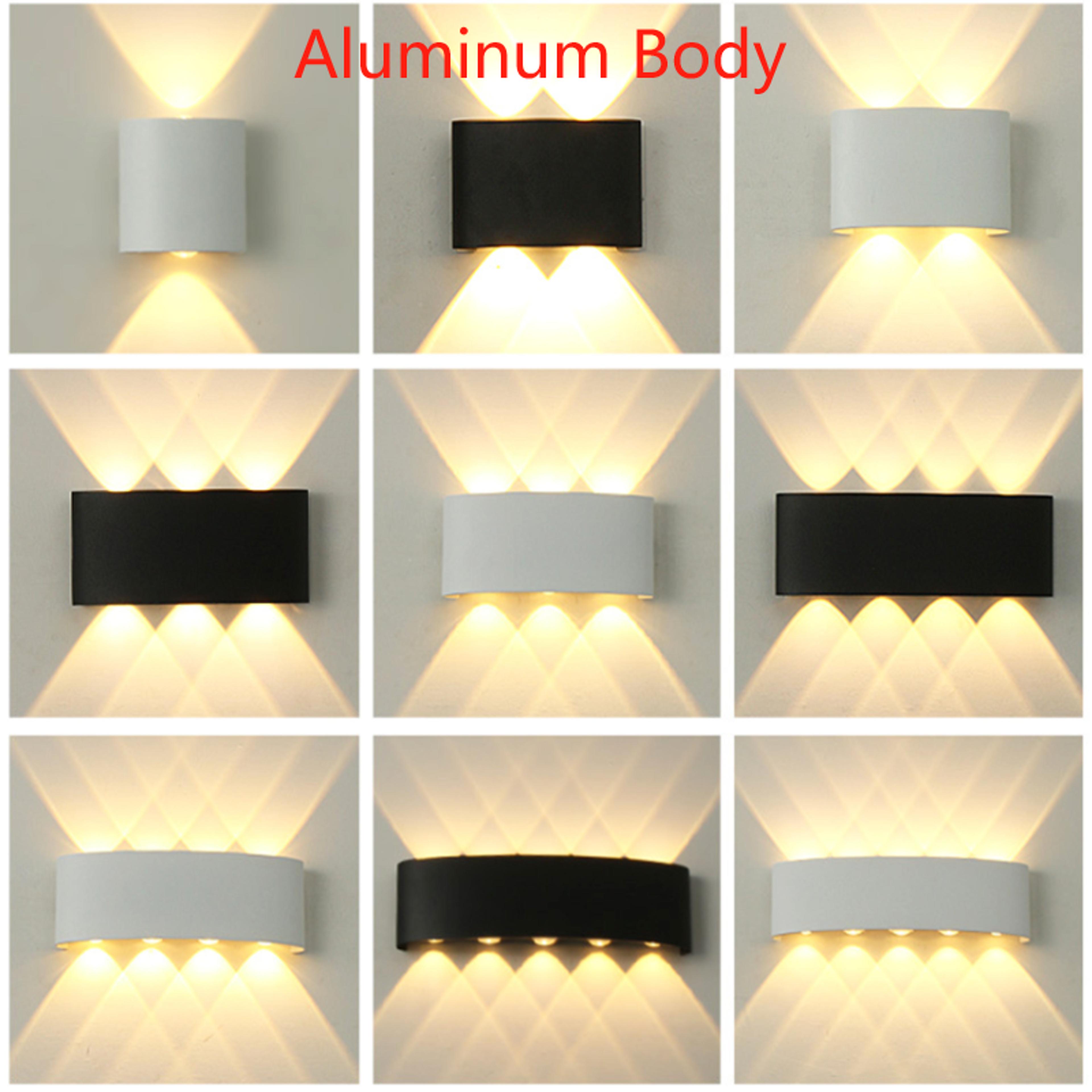 nordic led wall lamp modern up down outdoor wall light for indoor stair bedroom bathroom