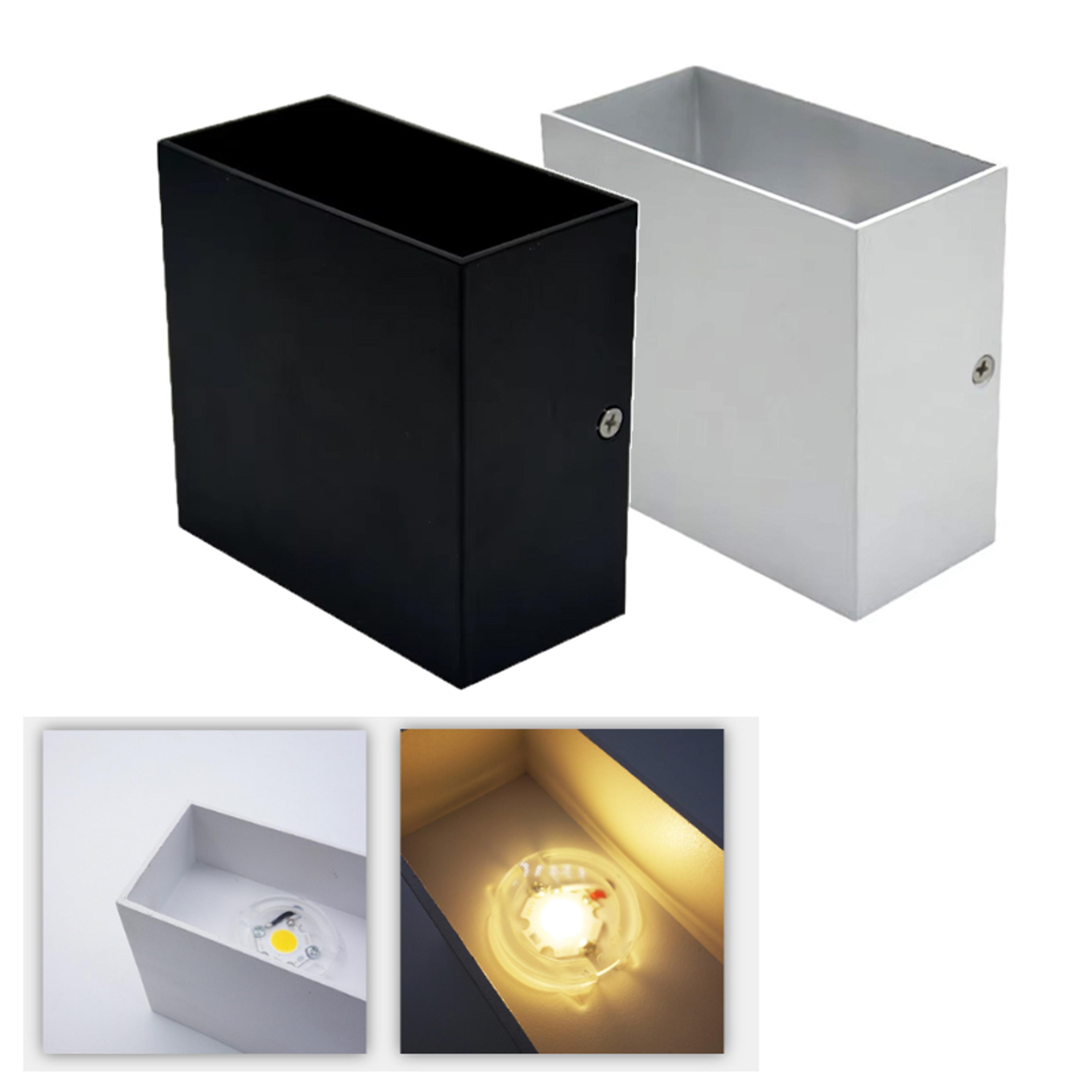 modern led wall lamp up down aluminum indoor wall sconce for bedroom and living room