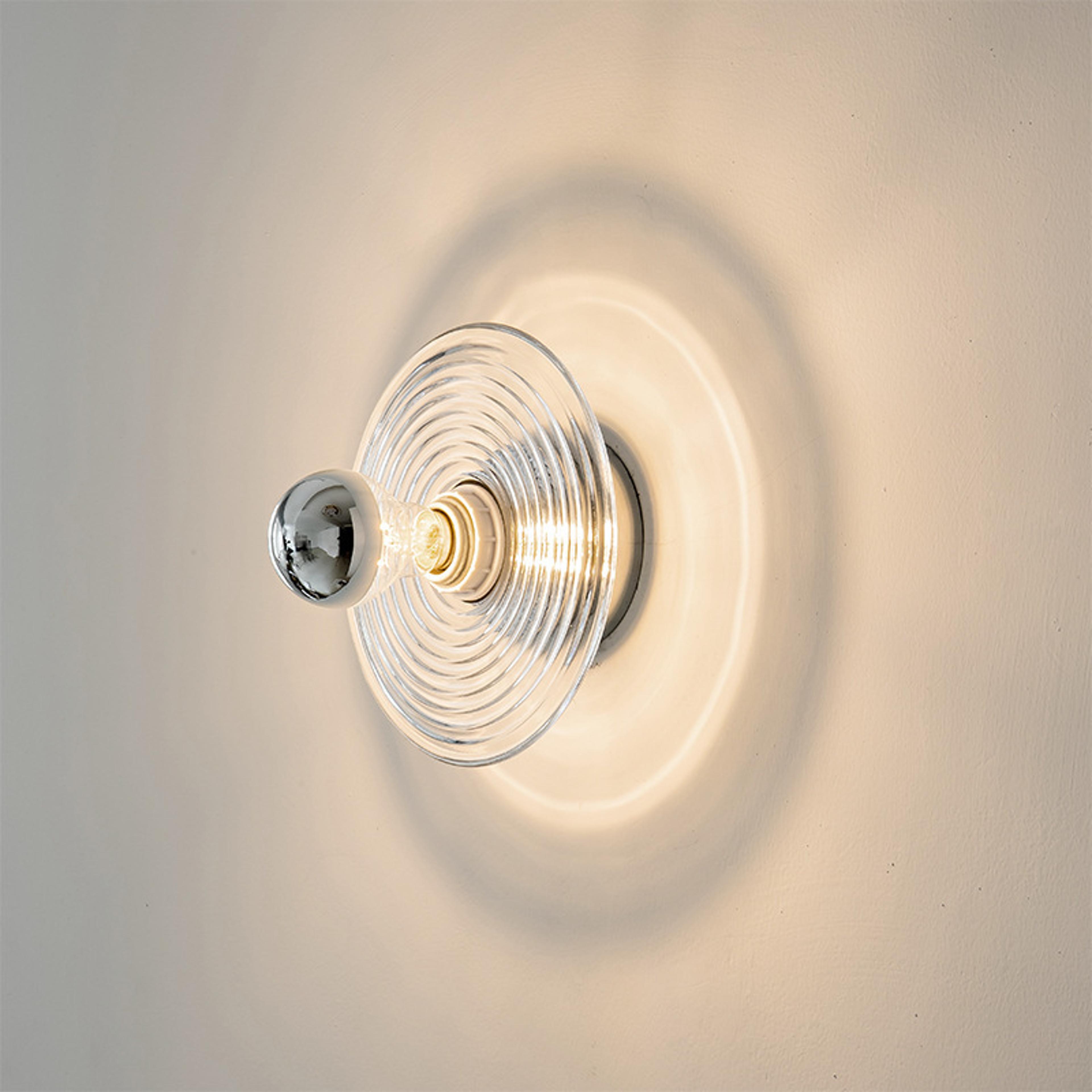 led wall lamp water ripple glass modern wall sconce for bedroom decor