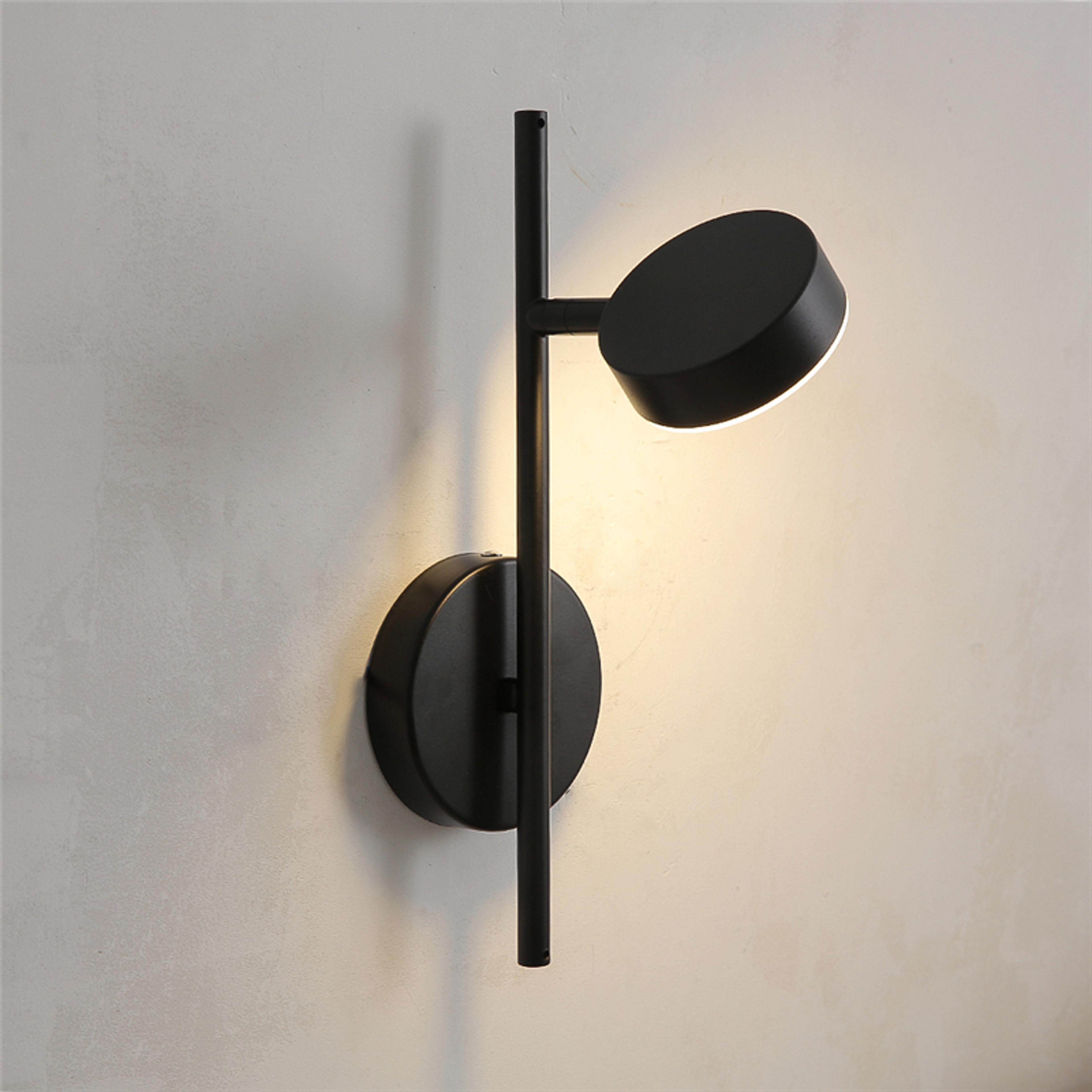 modern led wall lamp adjustable nordic wall sconce for bedroom, living room & reading