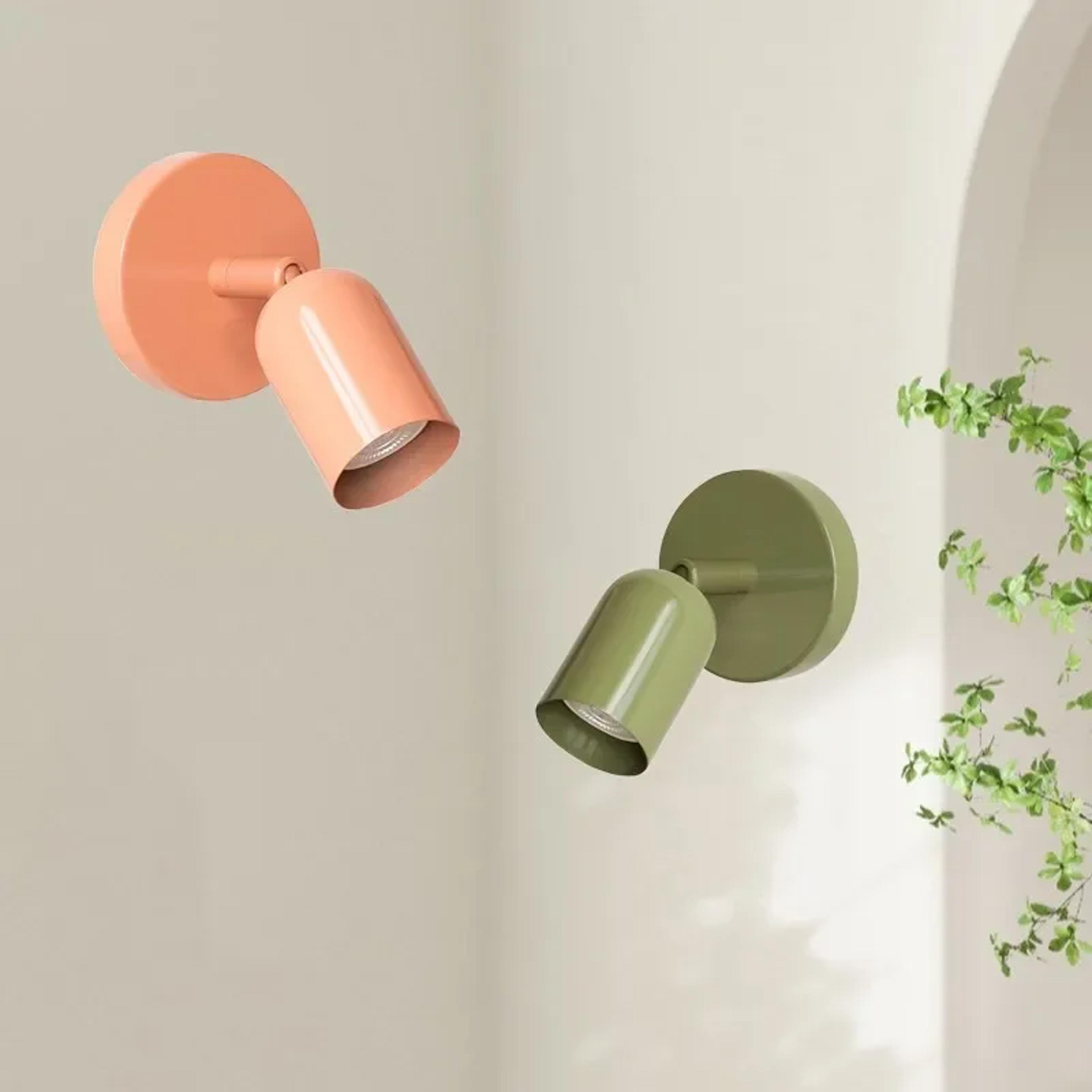 nordic led wall lamp modern minimalist bedside wall sconce macaron light