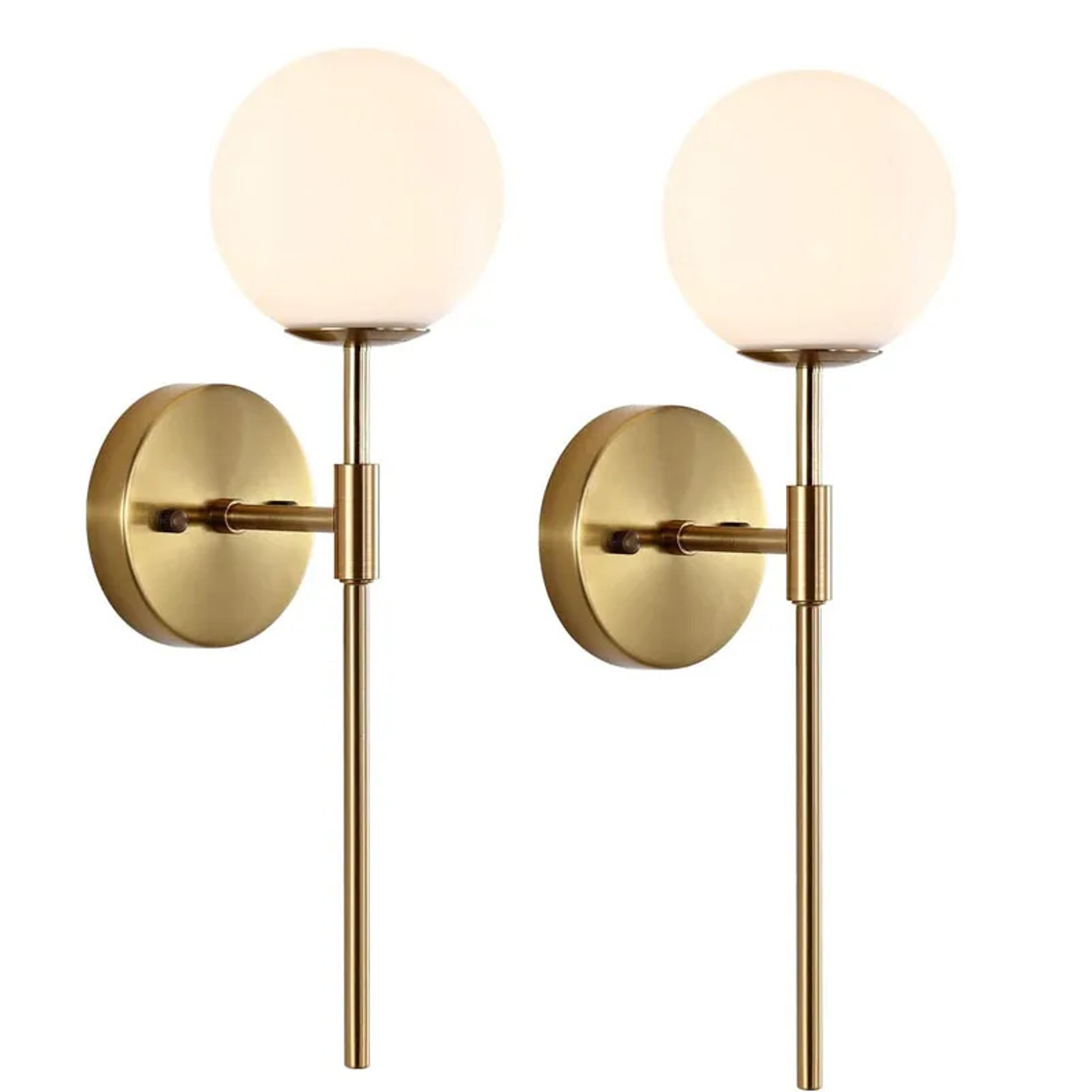 nordic led wall lamp modern minimalist bedside light metal sconce