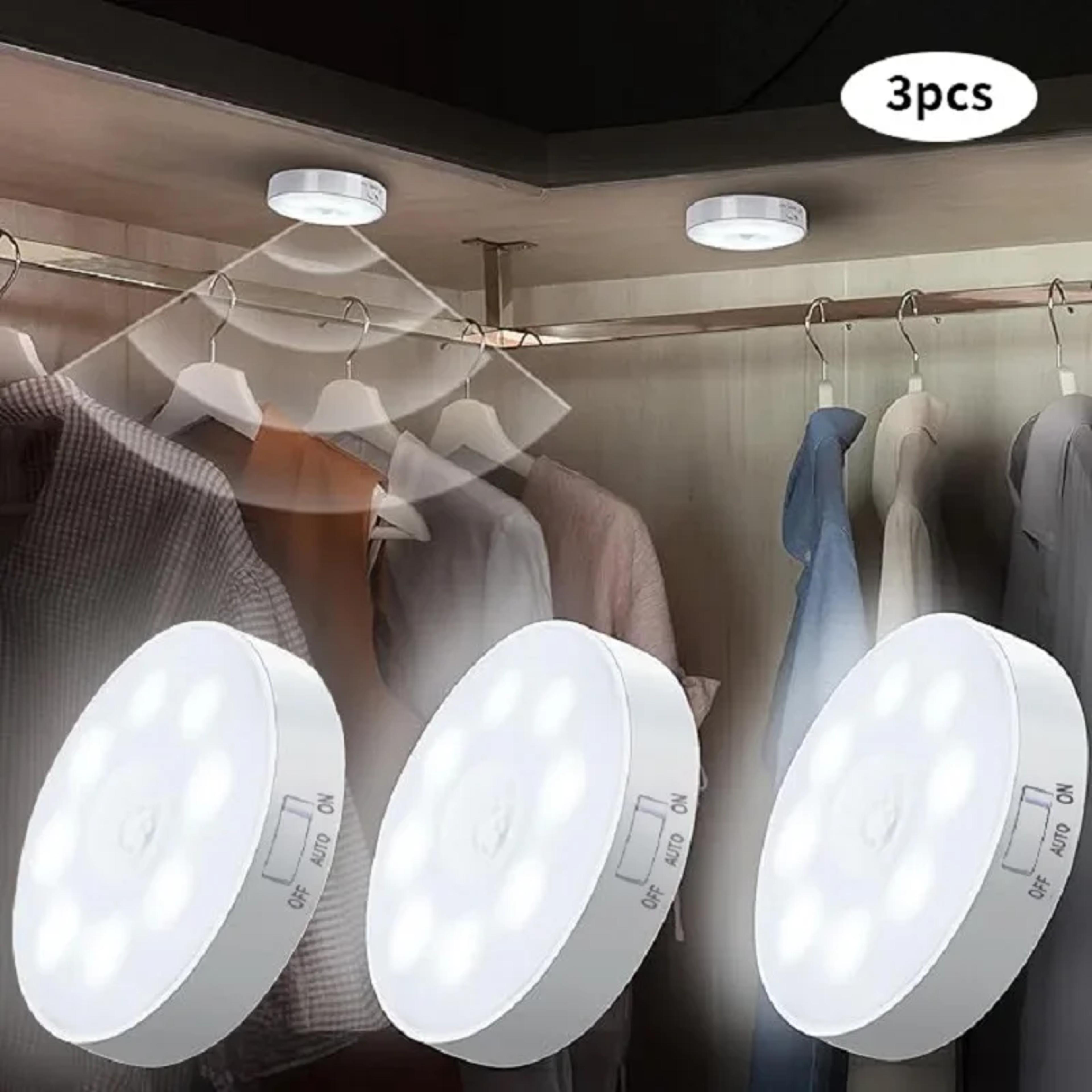 led motion sensor night light rechargeable cabinet lamp for closet and stairway
