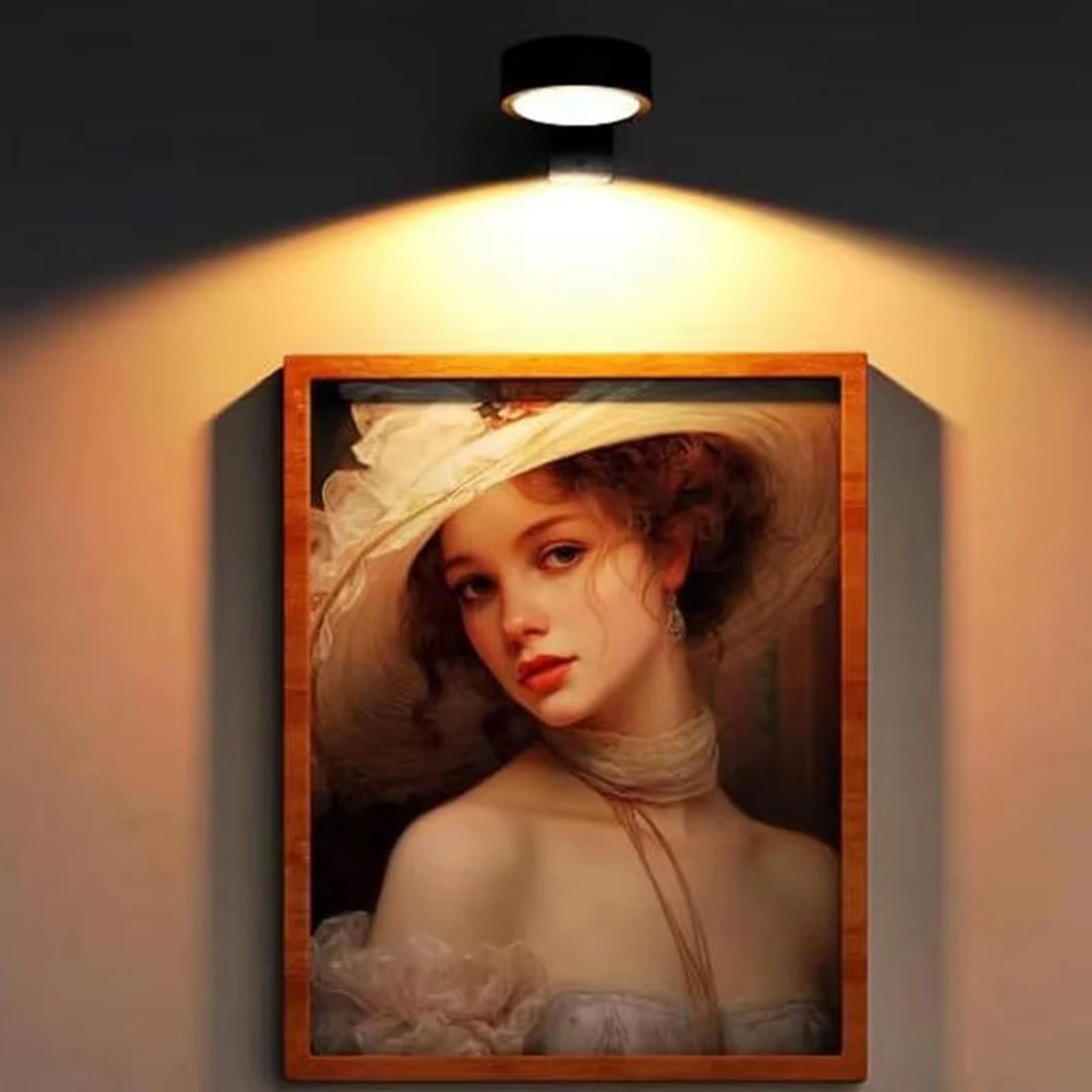 rgb dimmable led wall picture light for artwork and home decor