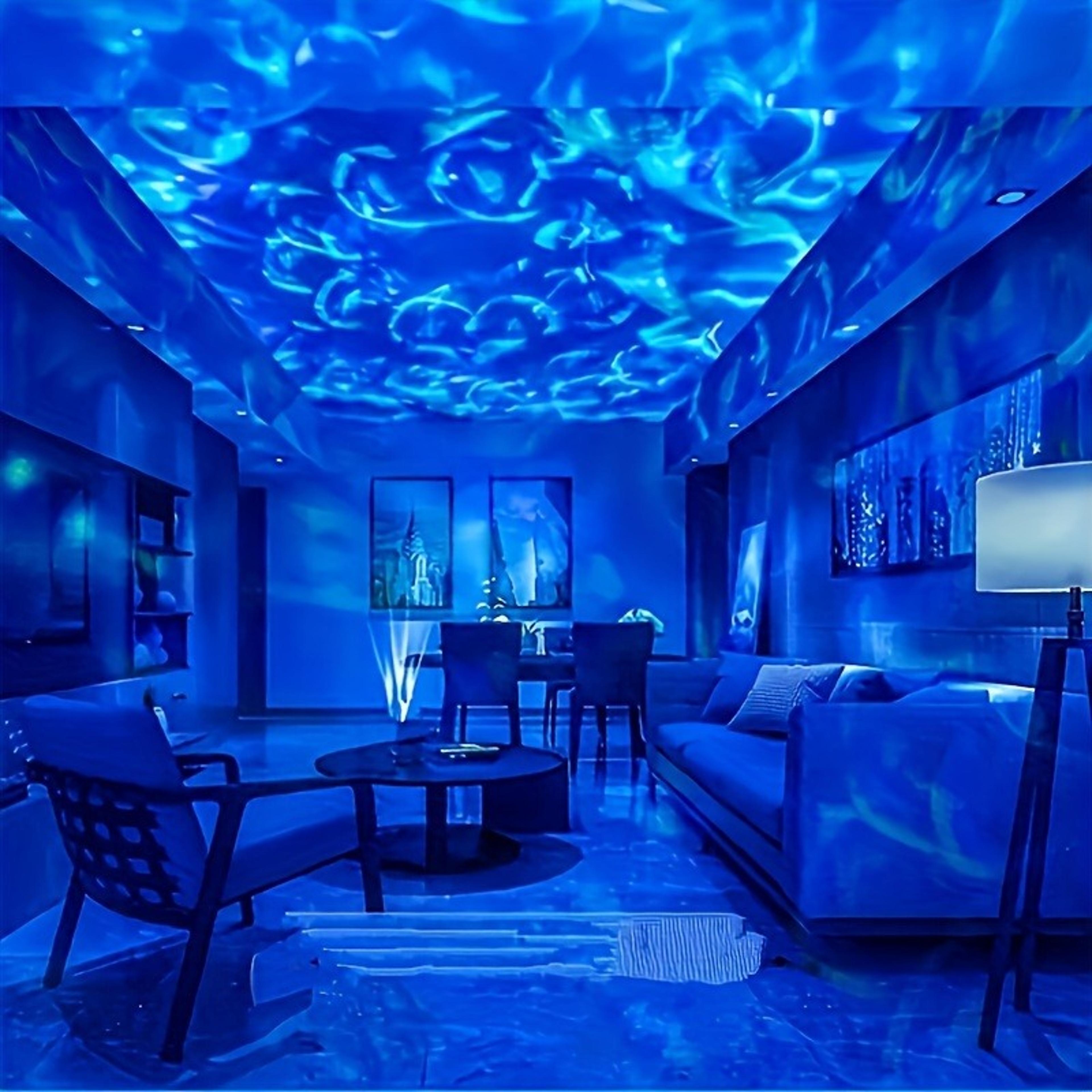 water ripple led projector light with remote control rgb atmosphere lamp for bedroom decor
