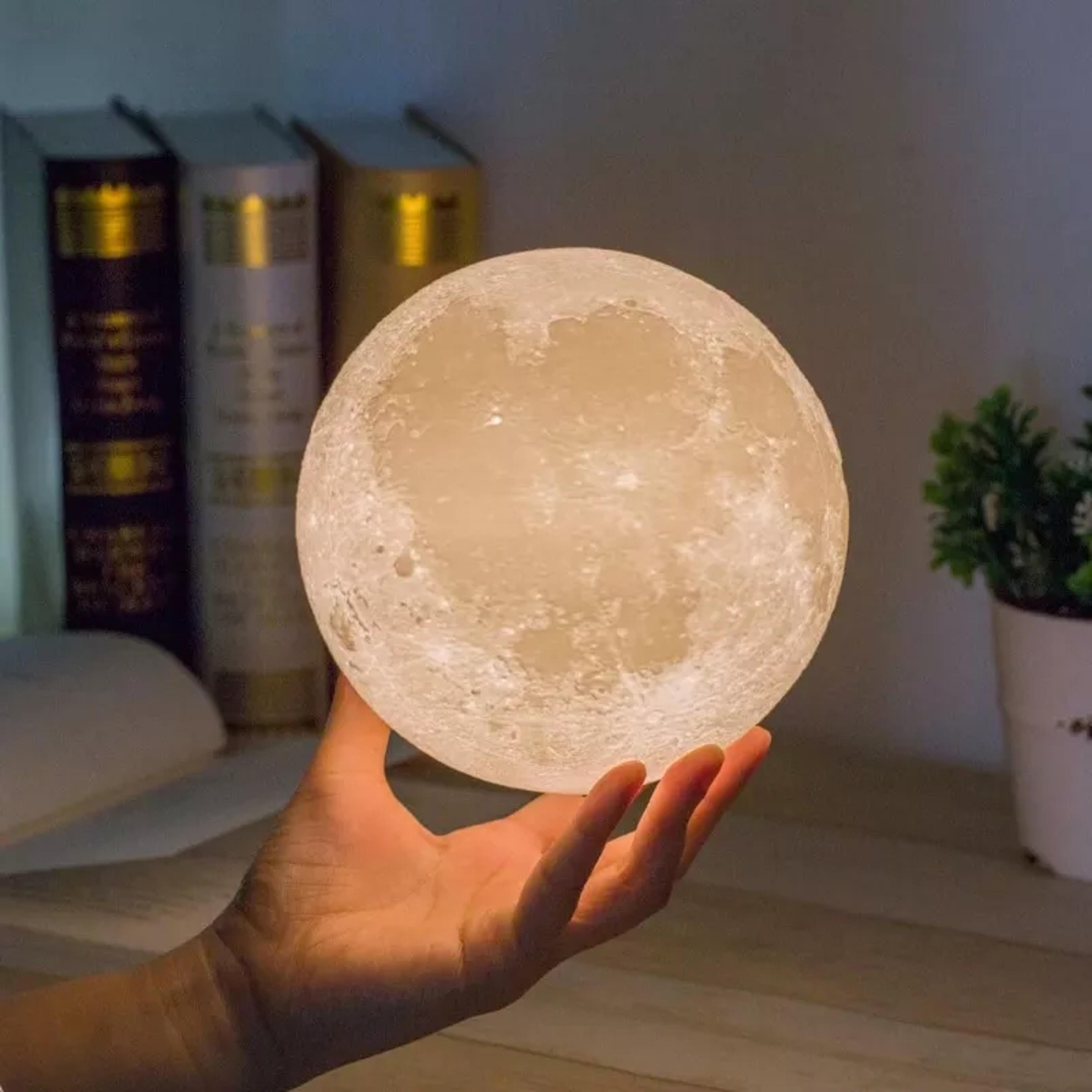 moon lamp led night light battery powered bedroom decorative lamp
