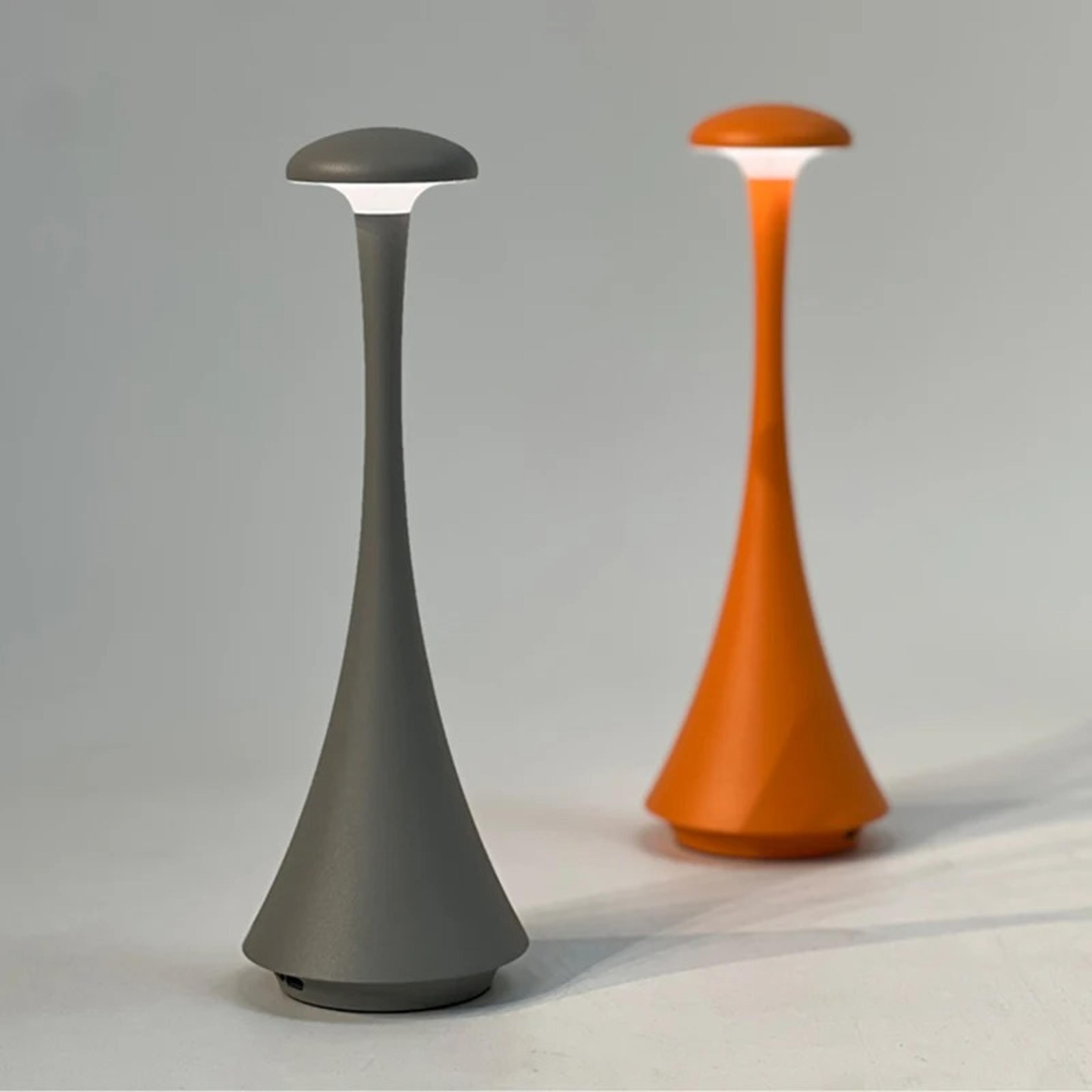 mushroom table lamp usb c rechargeable touch night light for bedroom decor