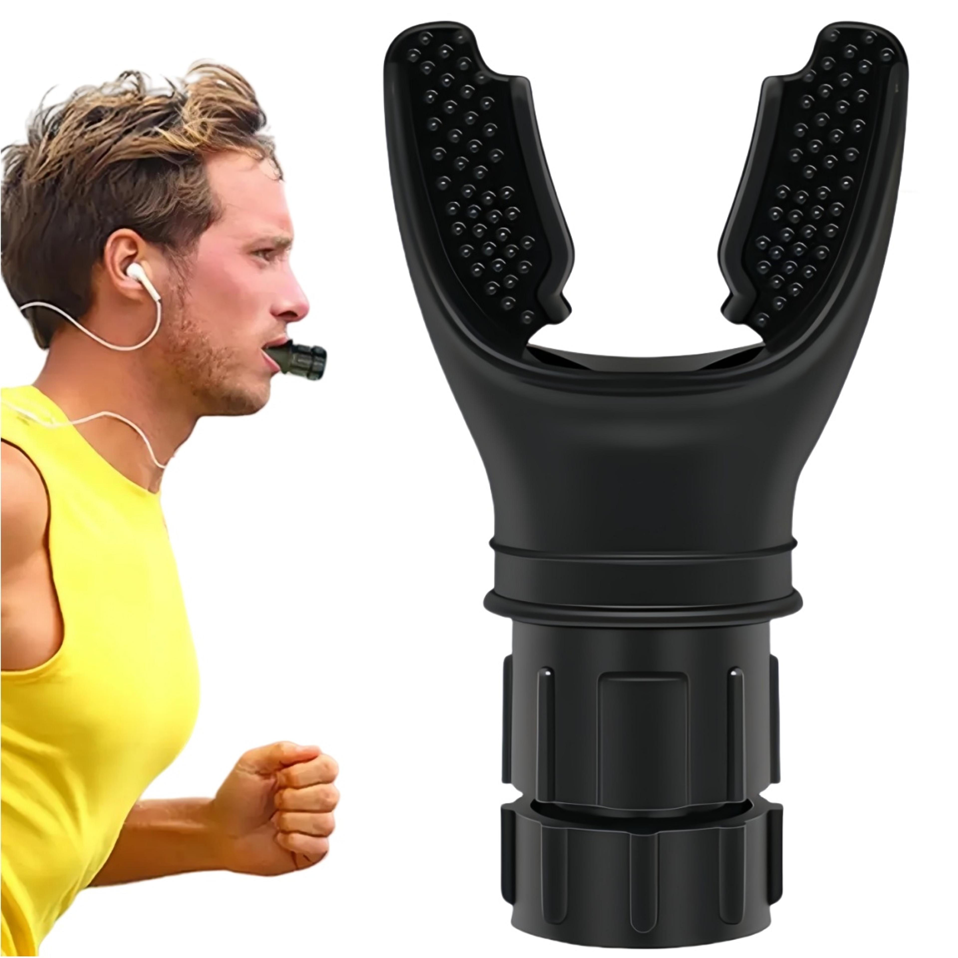 premium silicone breathing trainer adjustable resistance lung exercise device