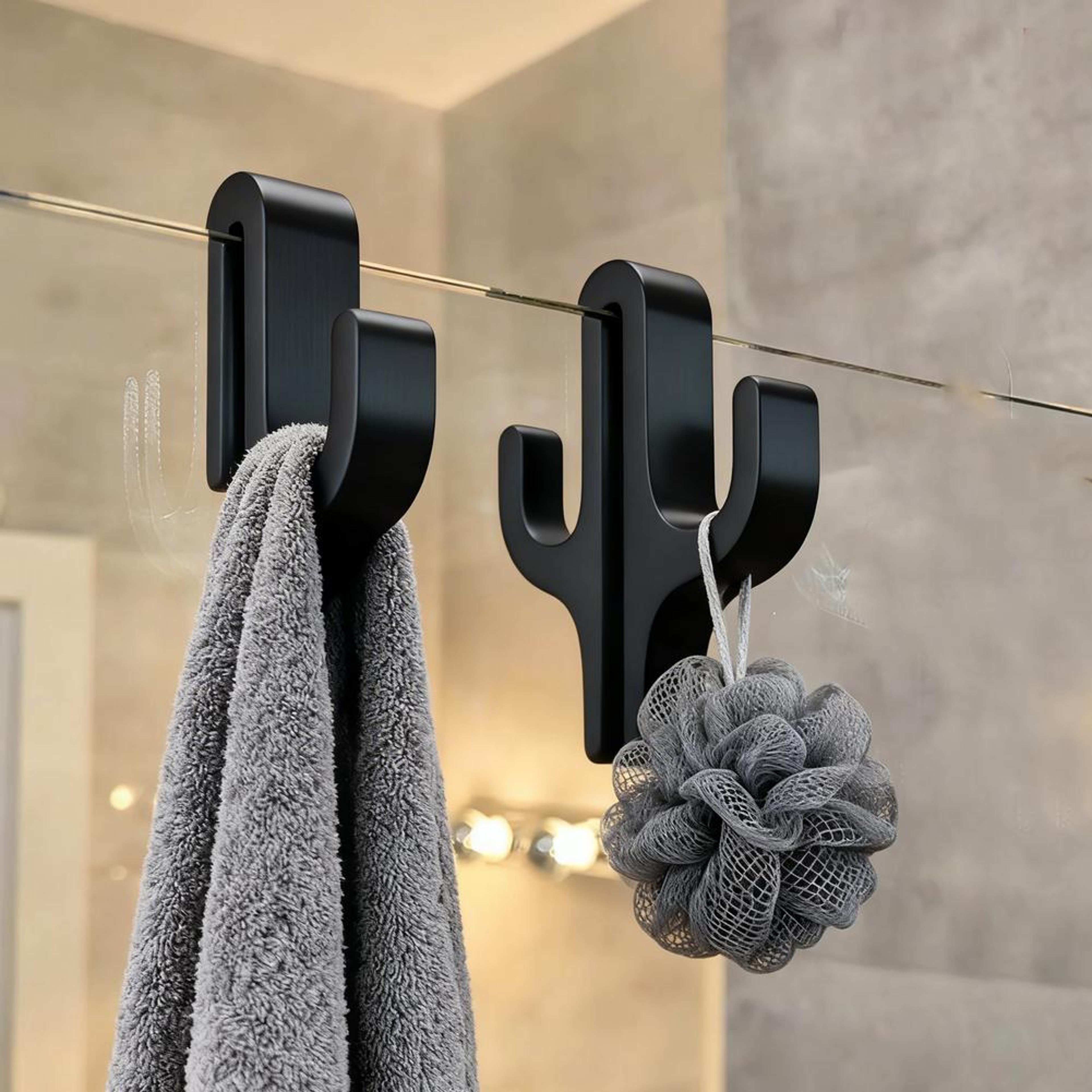 shower door towel hook 8mm glass door hanger no drill bathroom organizer