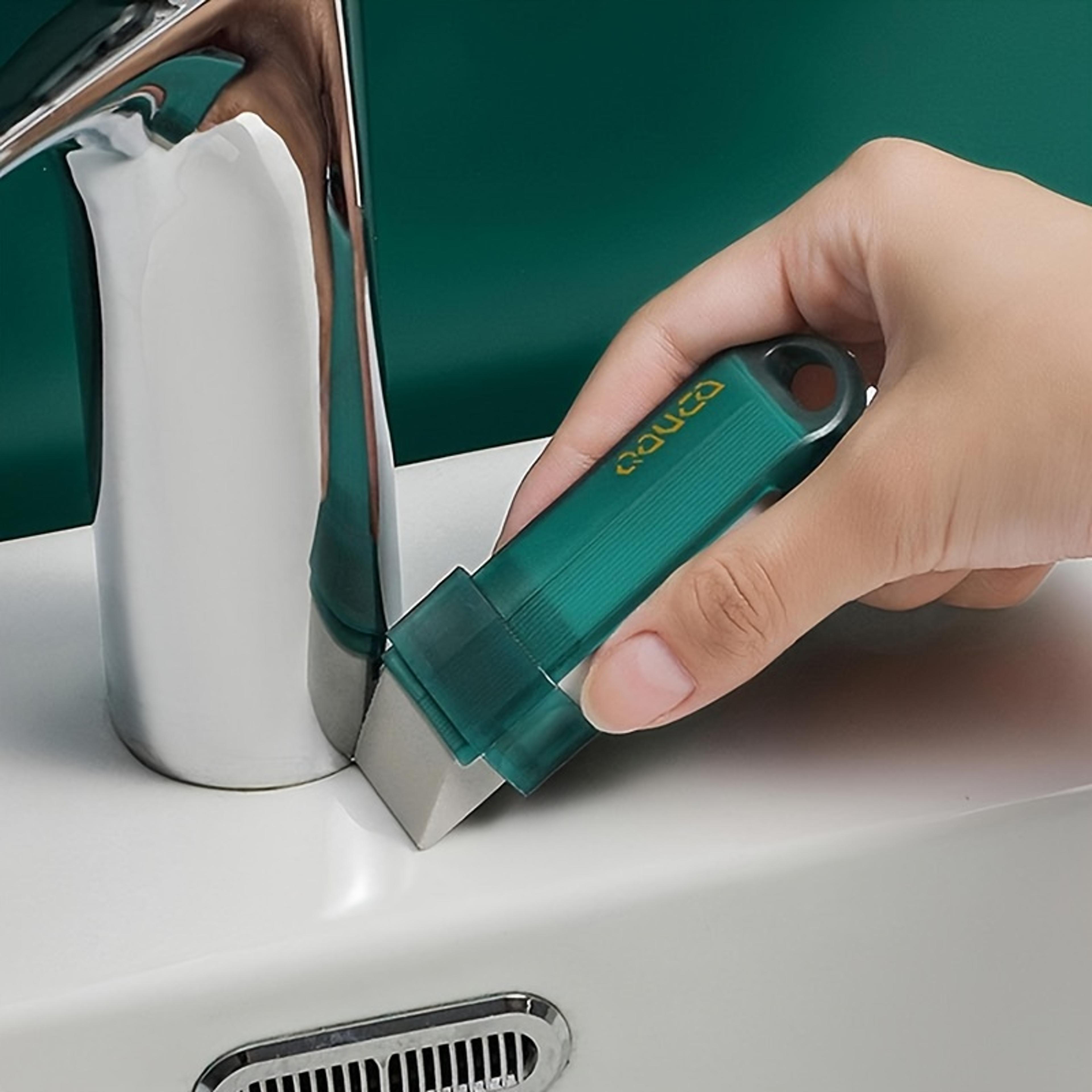 reusable limescale remover eraser faucet cleaner for bathroom glass and rust stains