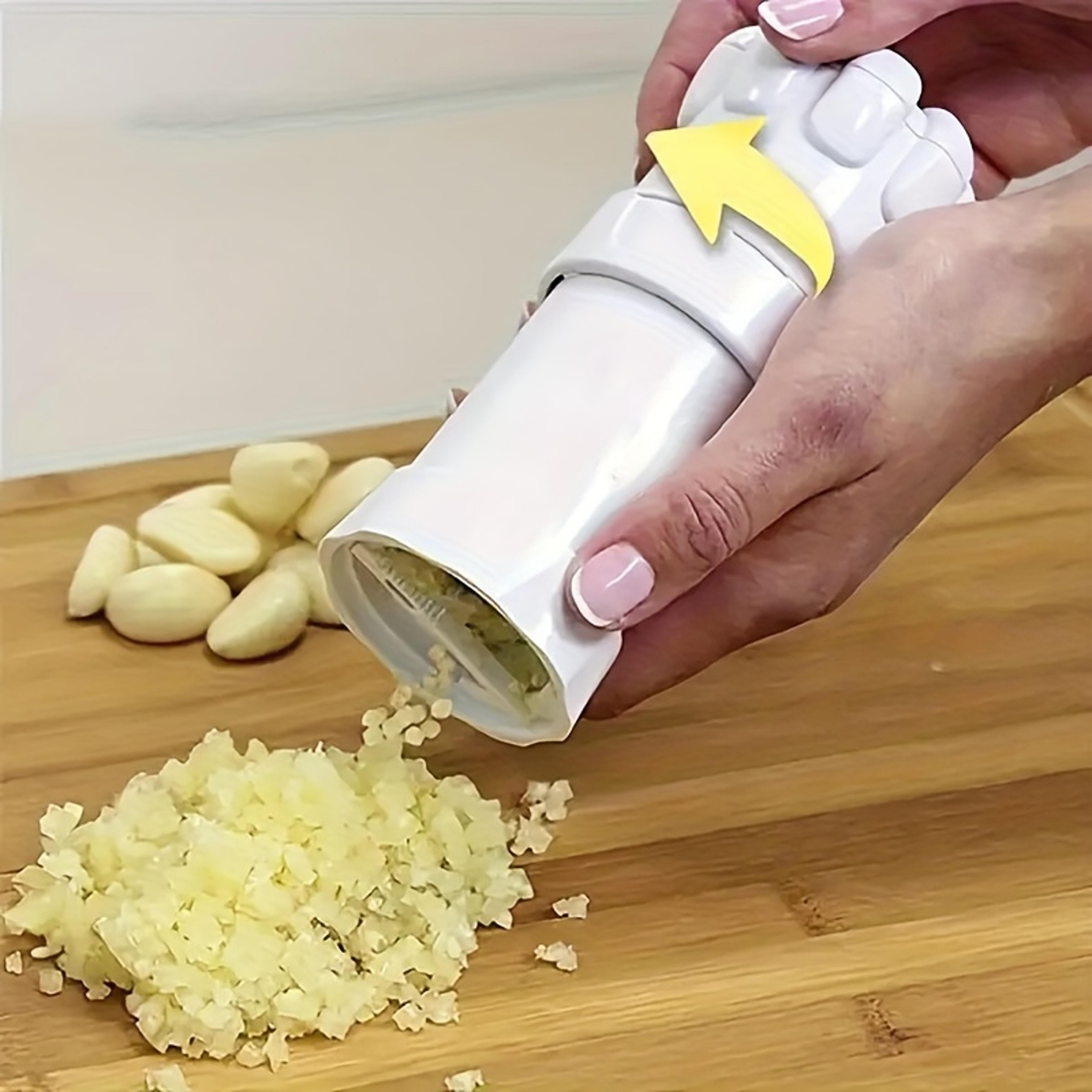 mini manual garlic press cutter multifunctional peeler masher kitchen tool