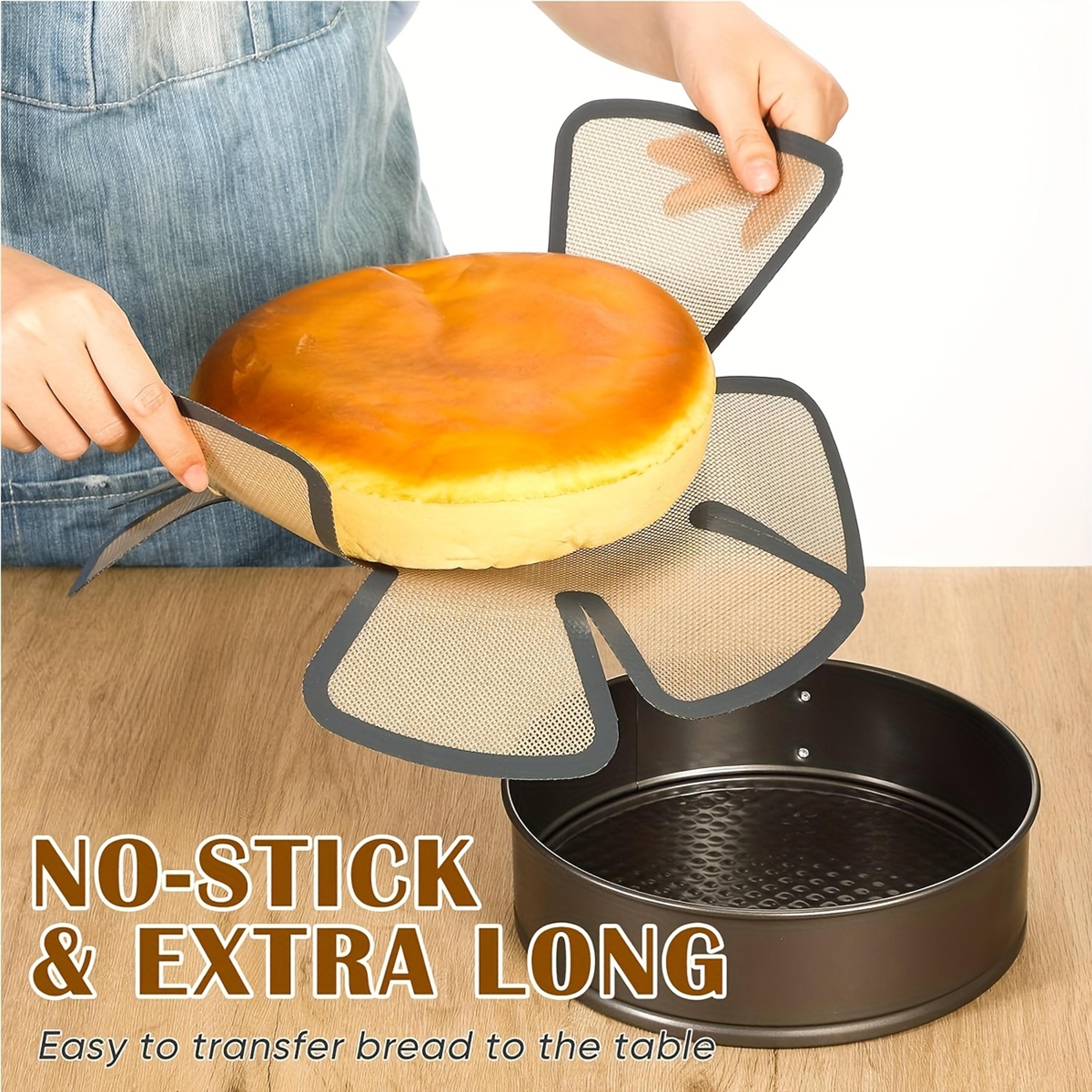 reusable silicone bread pan liner non stick baking mat with handle