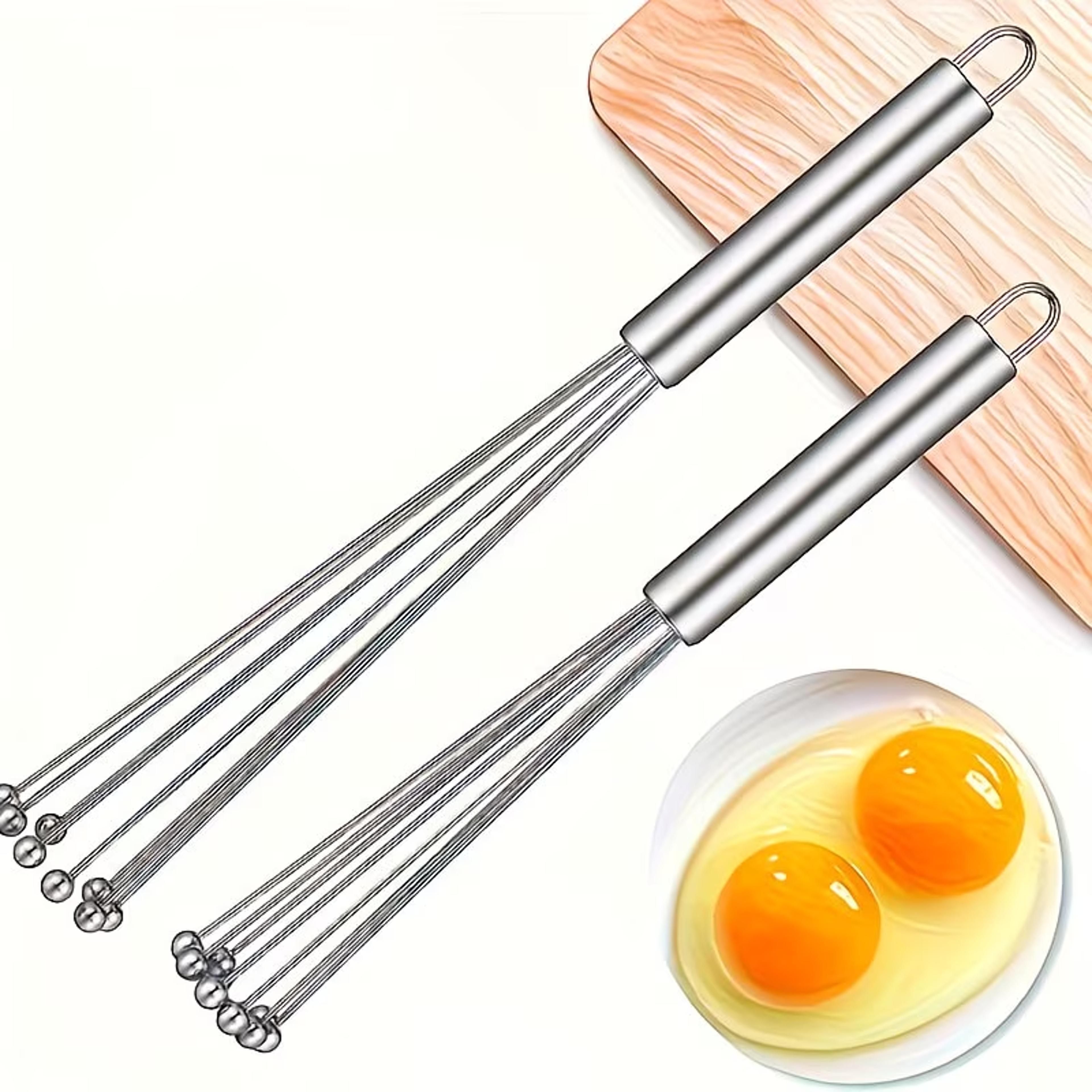 stainless steel whisk set manual egg whisk kitchen mixer for baking cooking